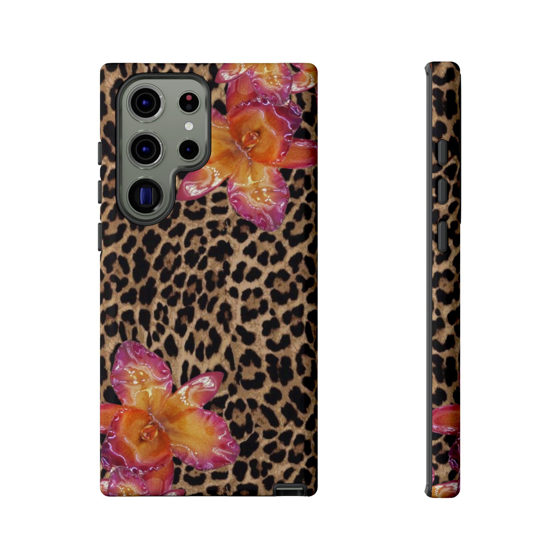 Leopard flower case