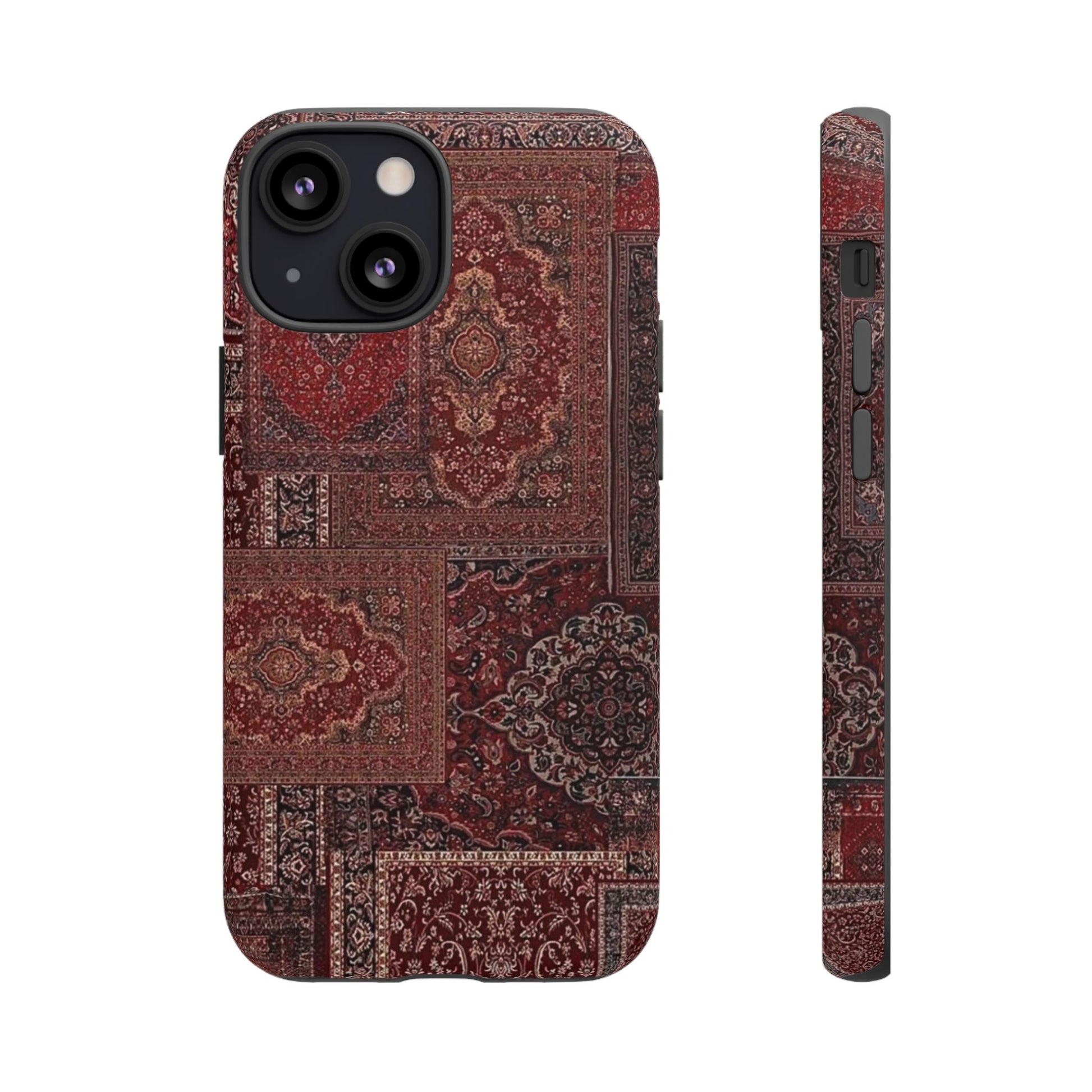 Red Persian Rug Case (collage)