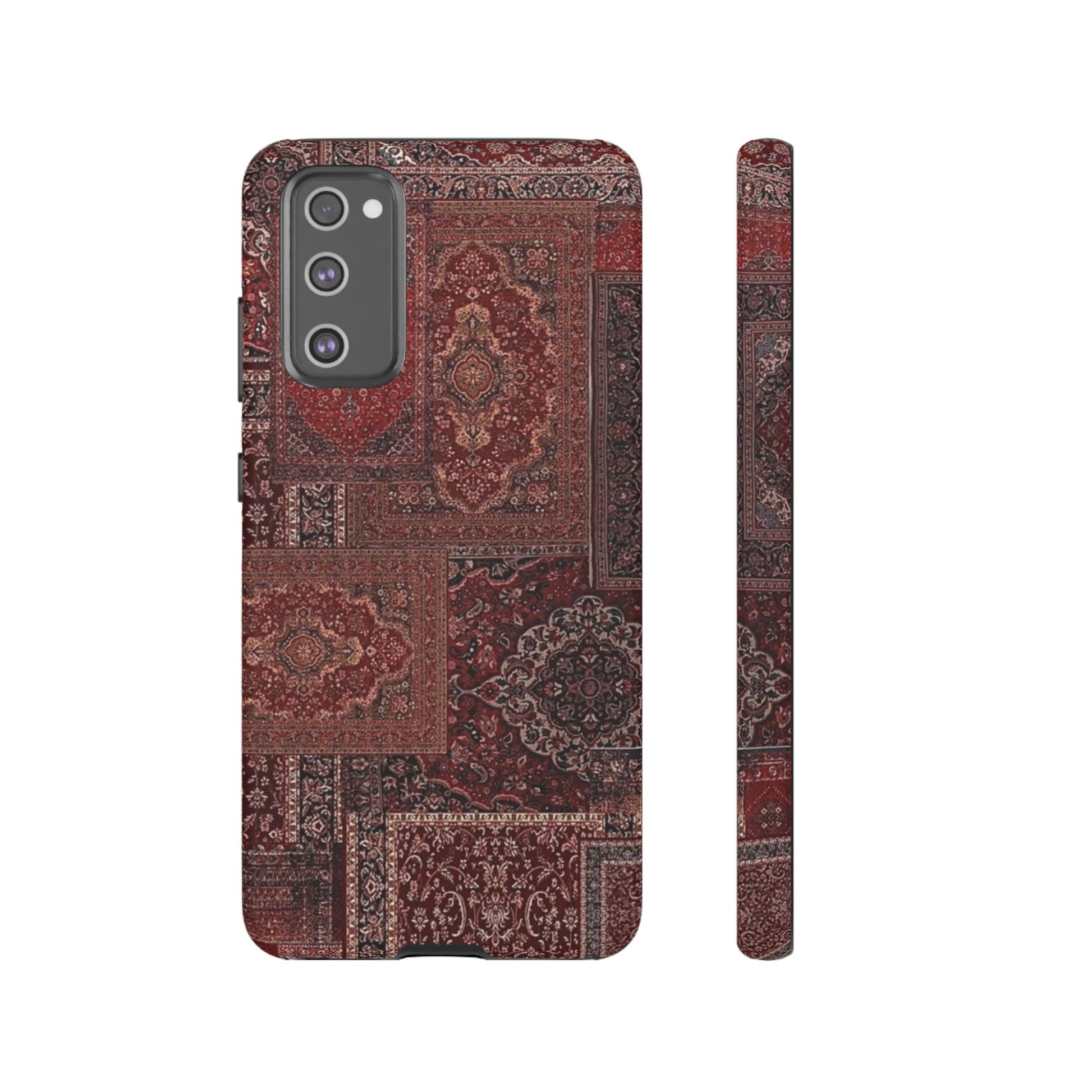 Red Persian Rug Case (collage)