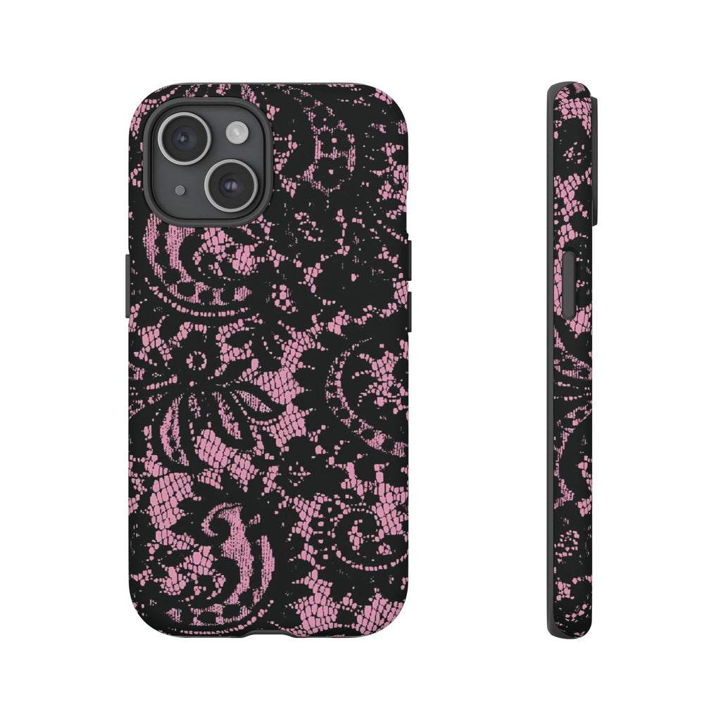Pink lace case
