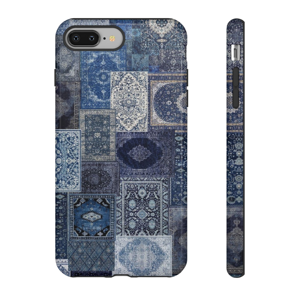 Blue Persian Rug Case (collage)