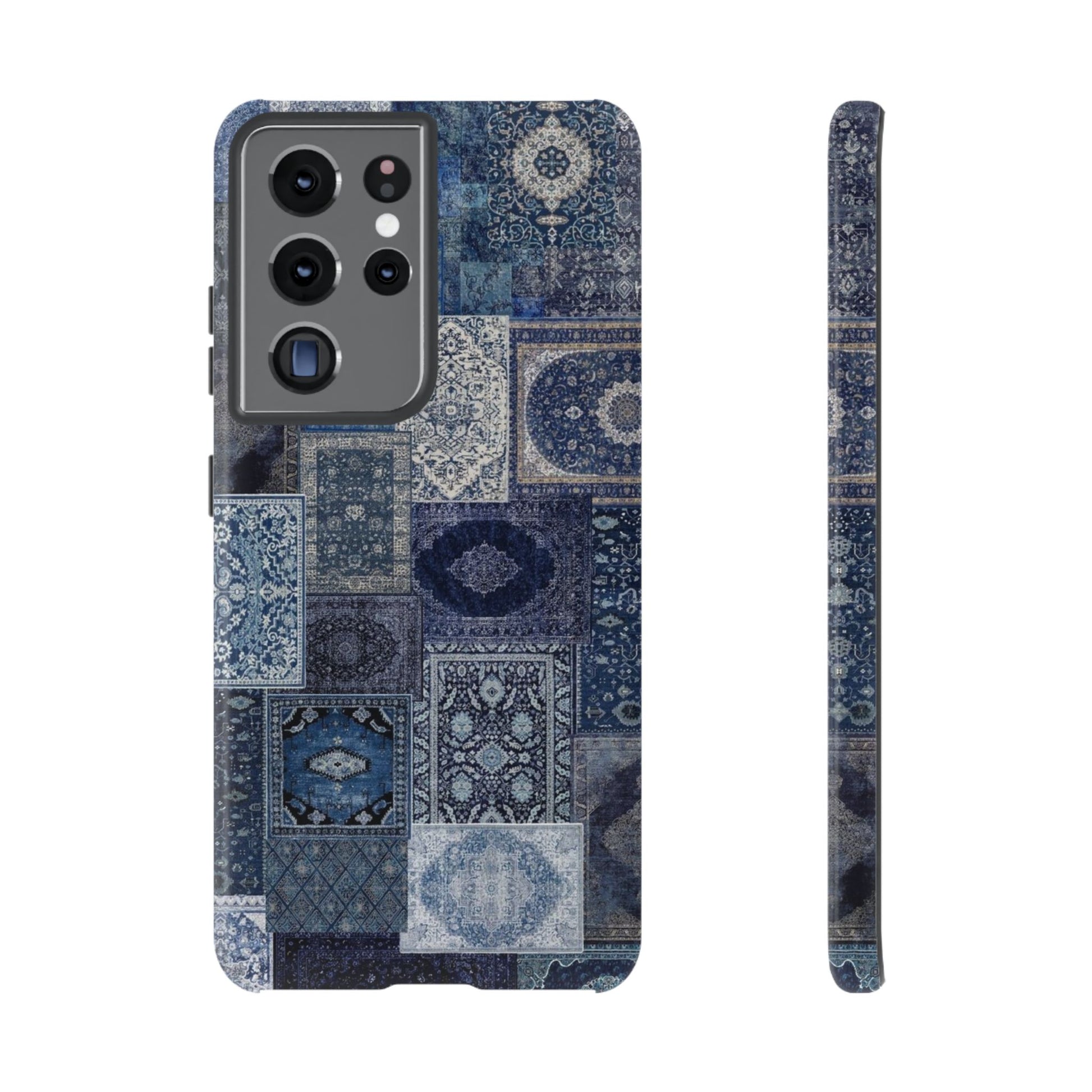Blue Persian Rug Case (collage)
