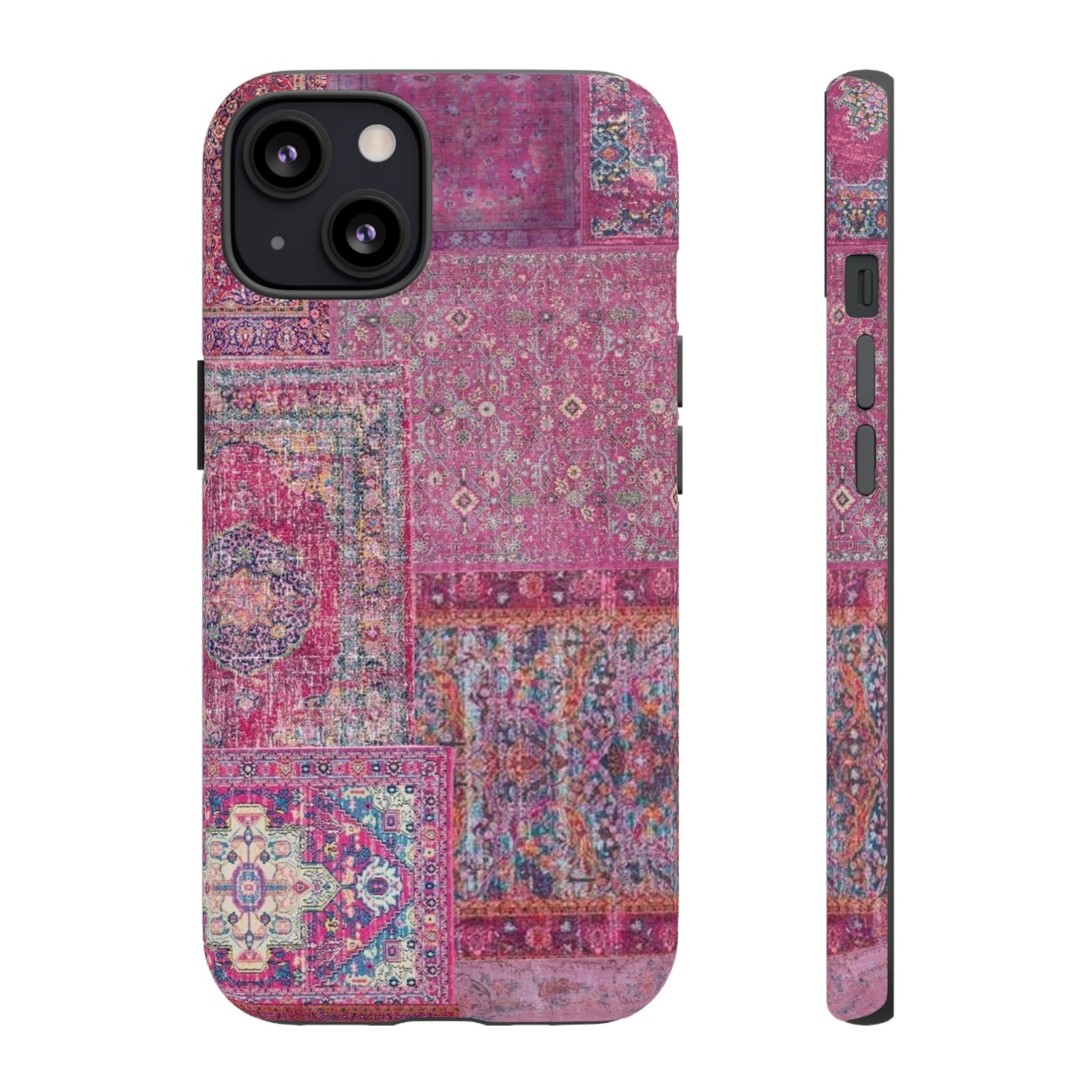 Dark Pink Persian Rug Case