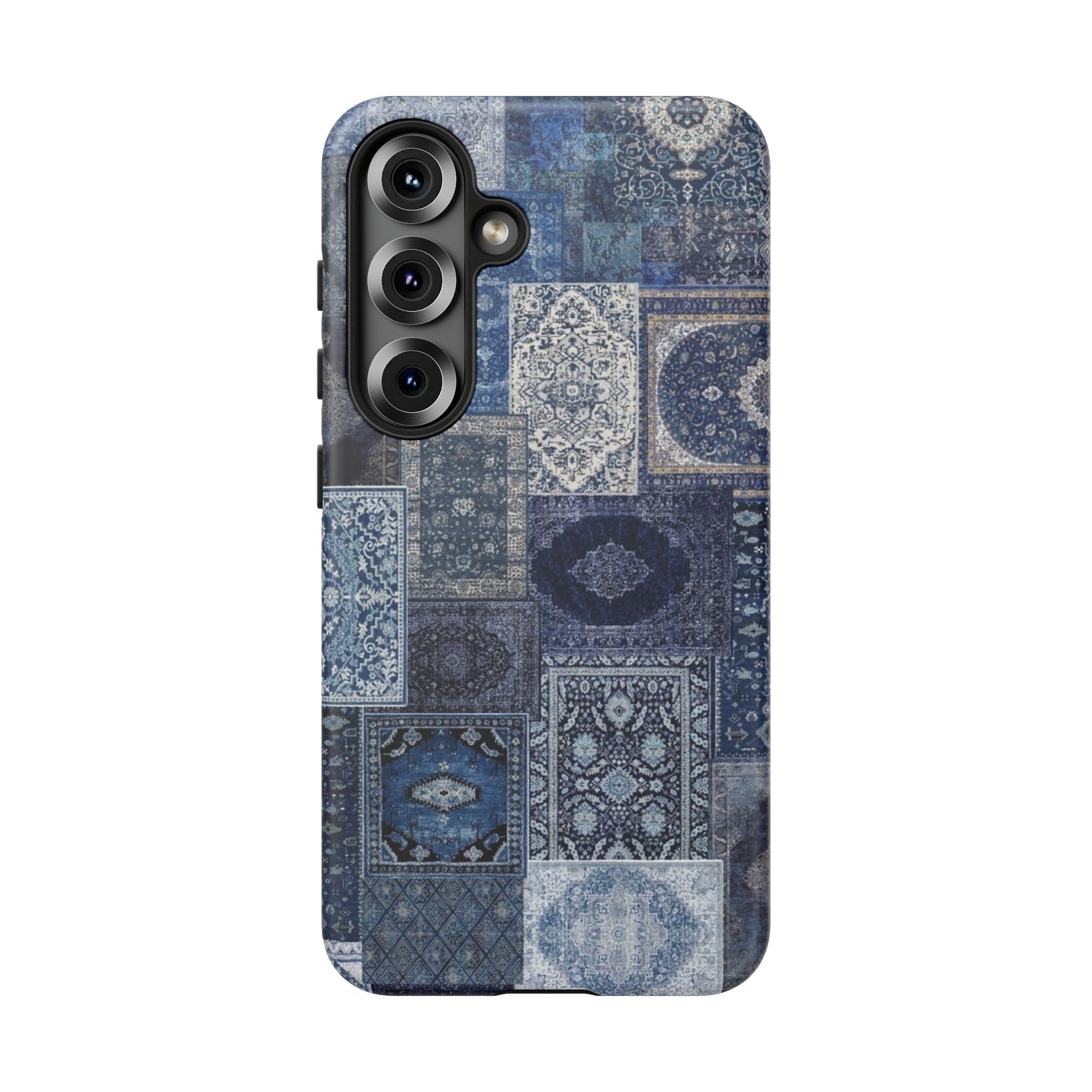 Blue Persian Rug Case (collage)