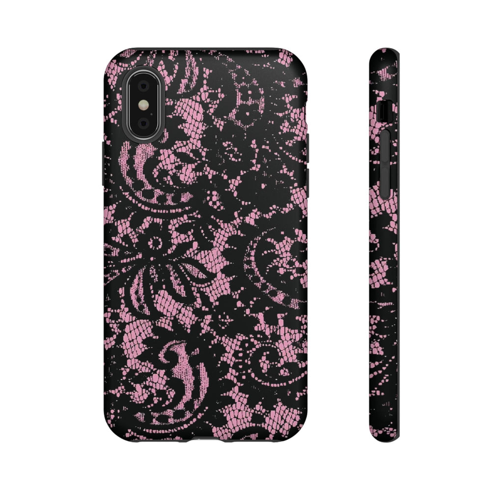 Pink lace case
