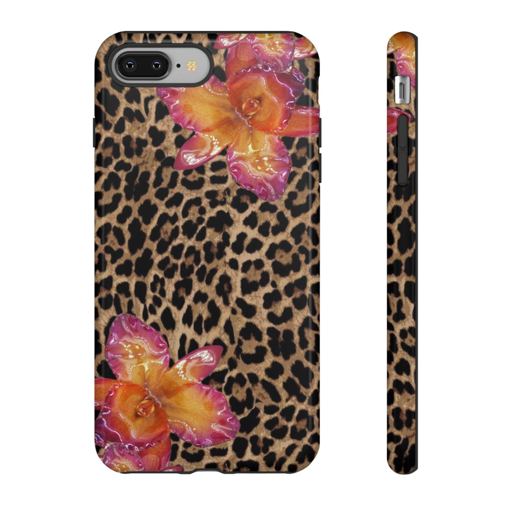 Leopard flower case