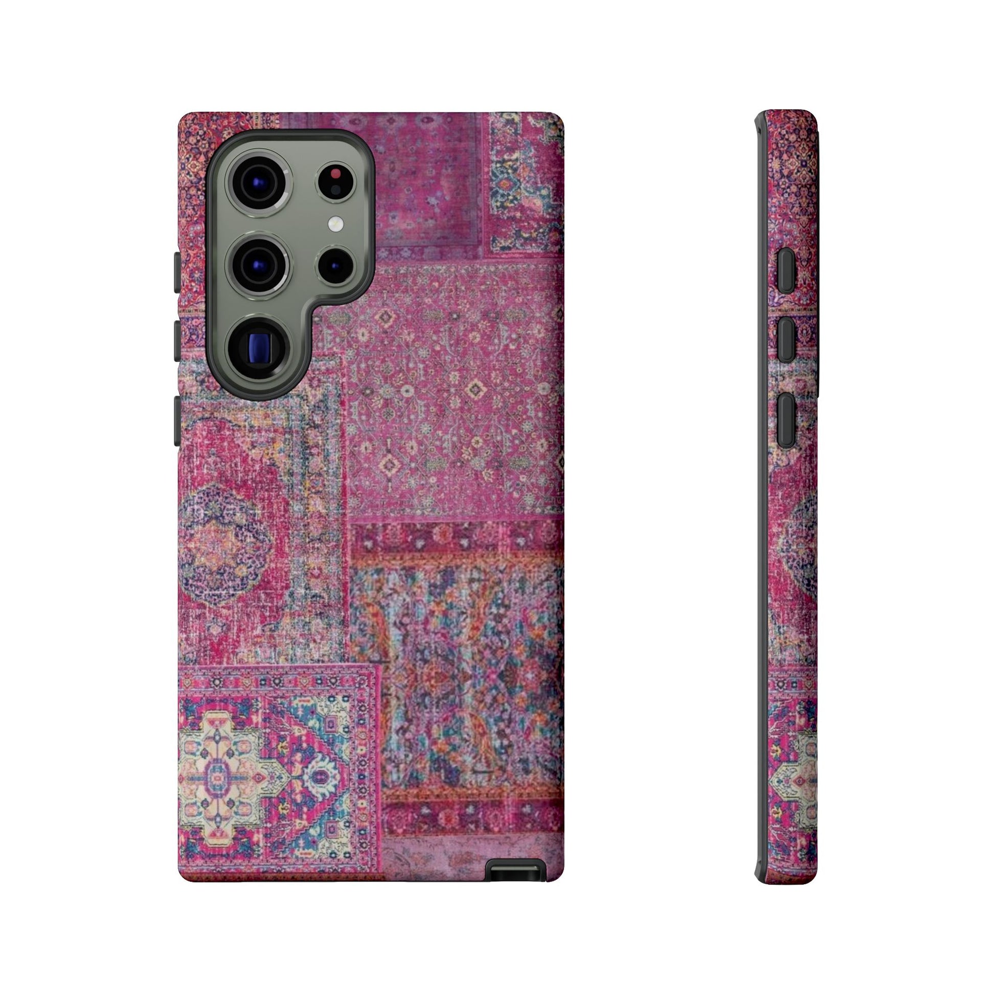 Dark Pink Persian Rug Case