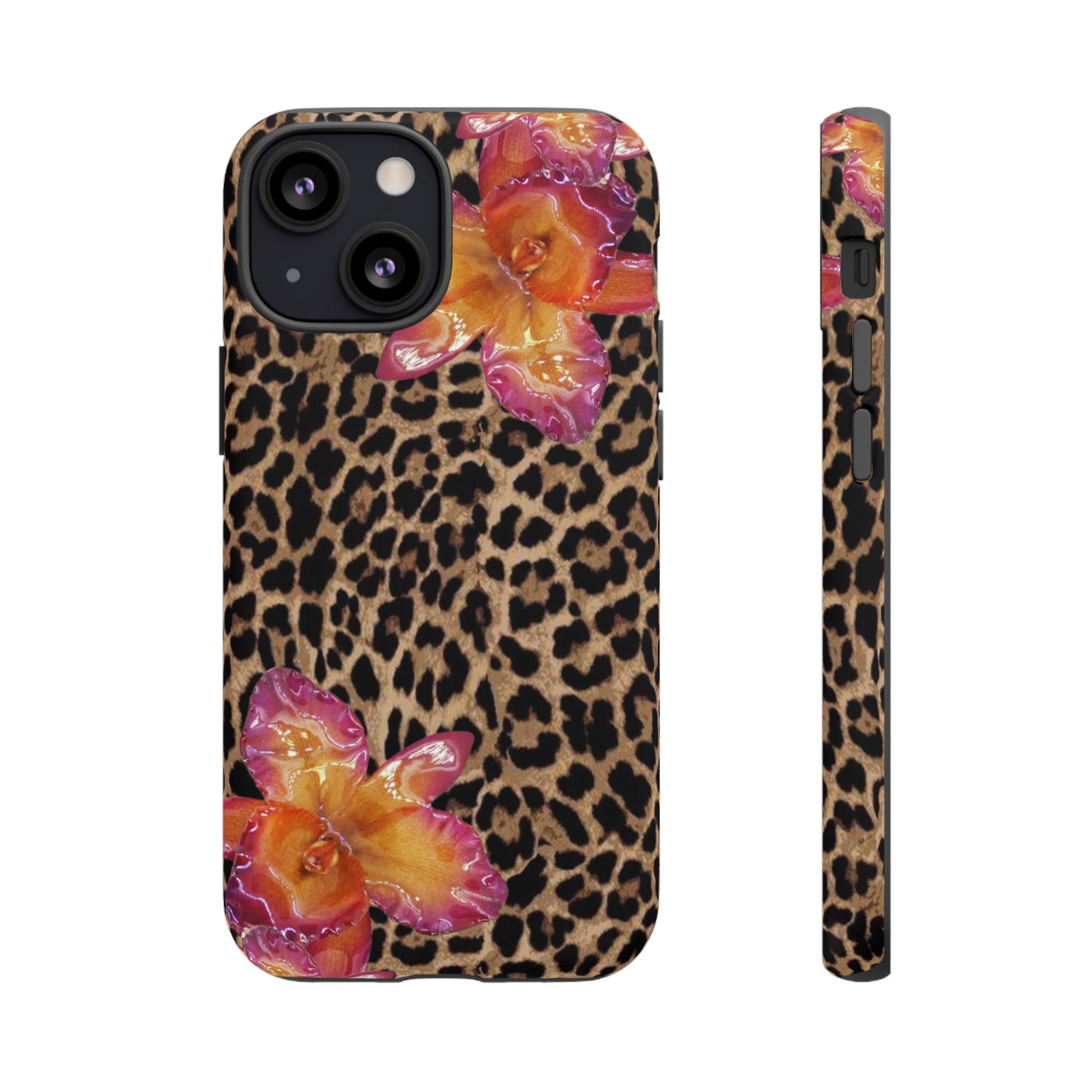 Leopard flower case