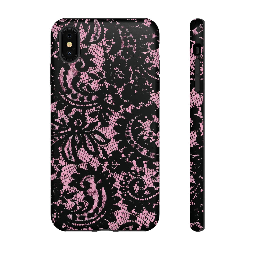 Pink lace case
