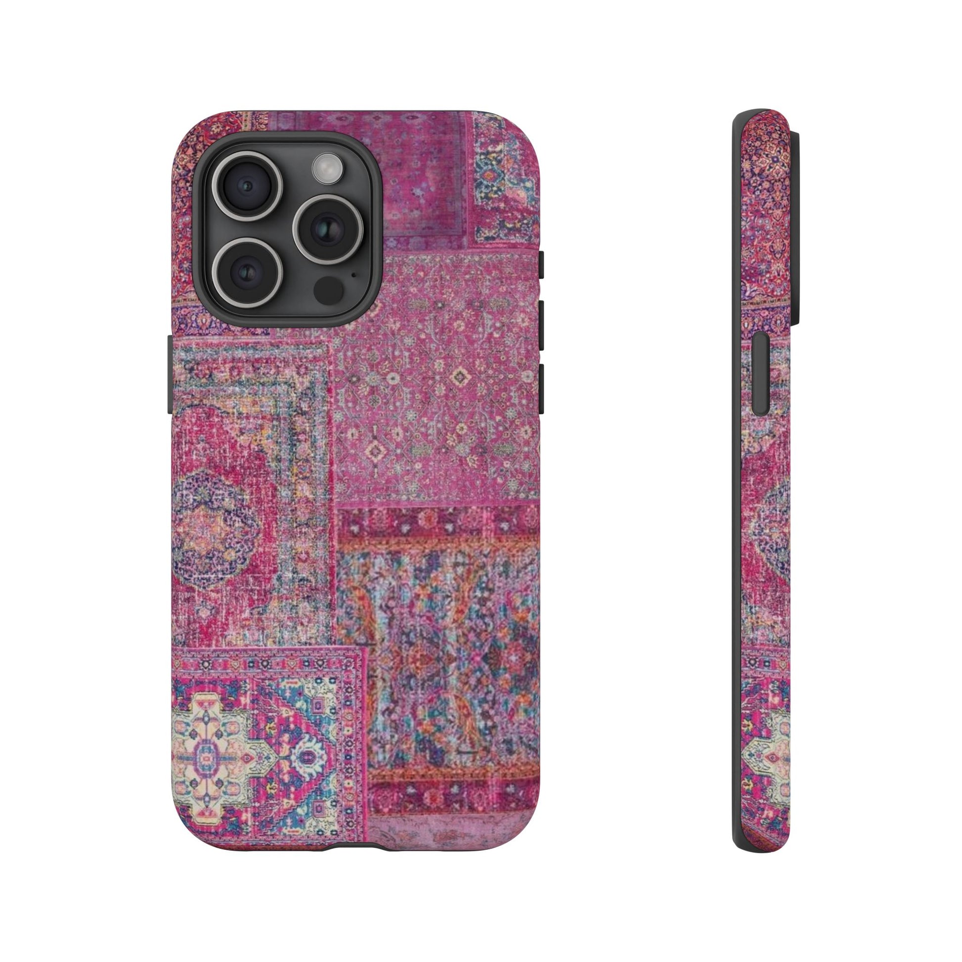 Dark Pink Persian Rug Case