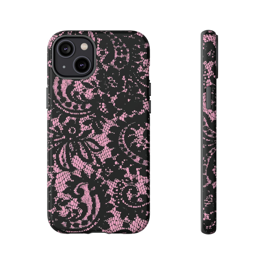 Pink lace case