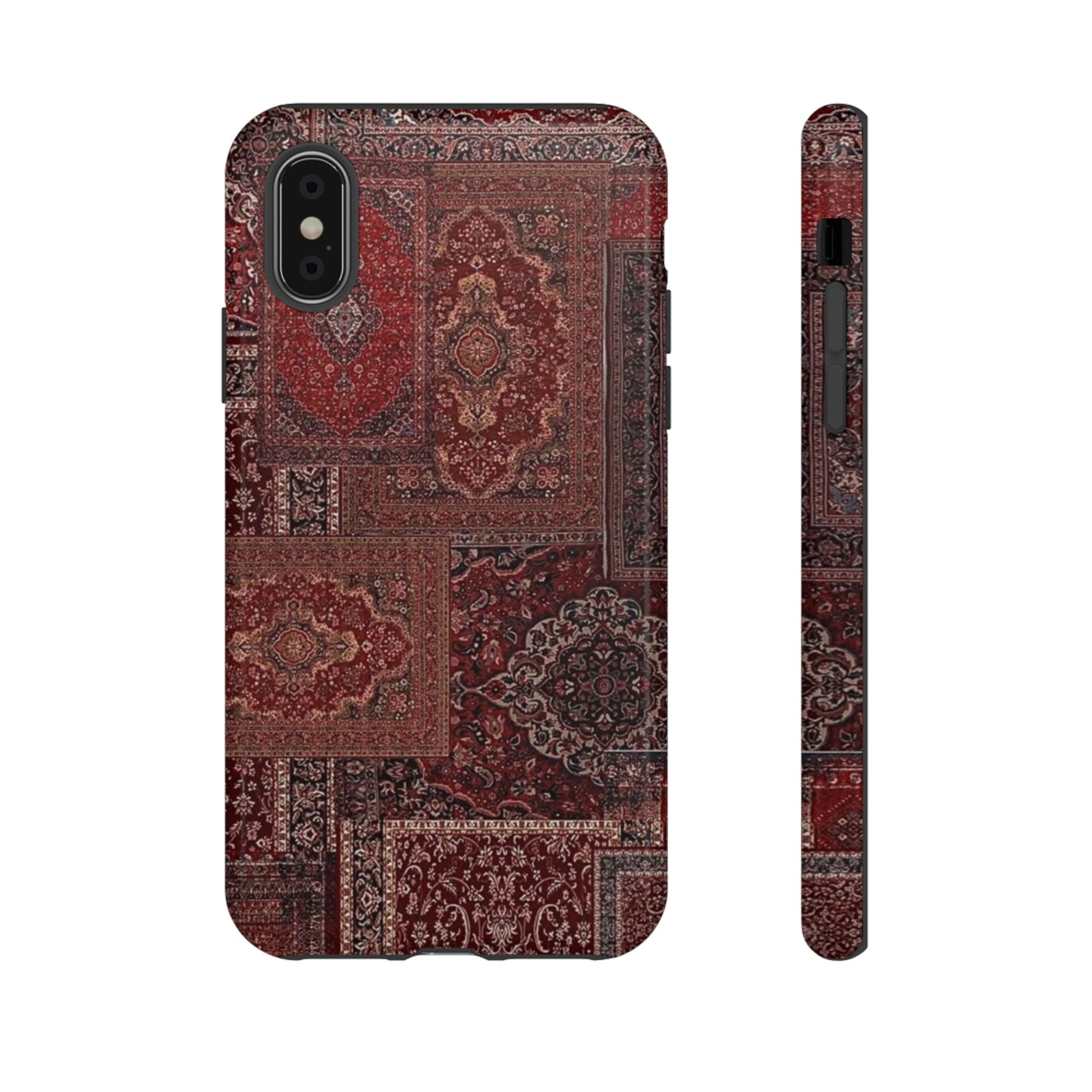 Red Persian Rug Case (collage)