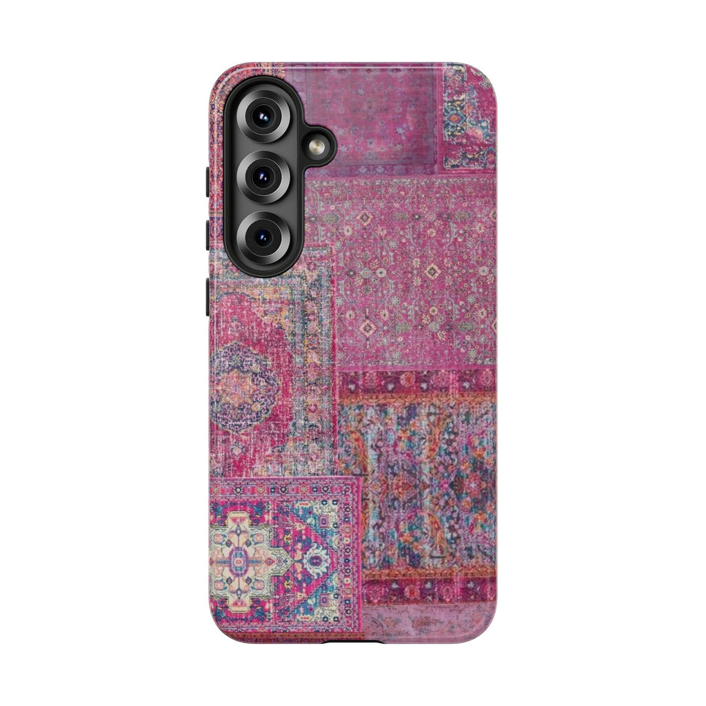 Dark Pink Persian Rug Case