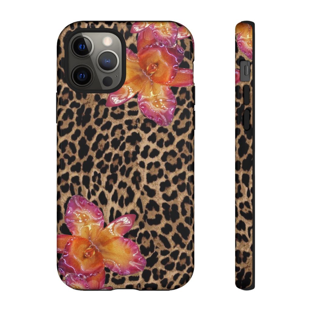 Leopard flower case