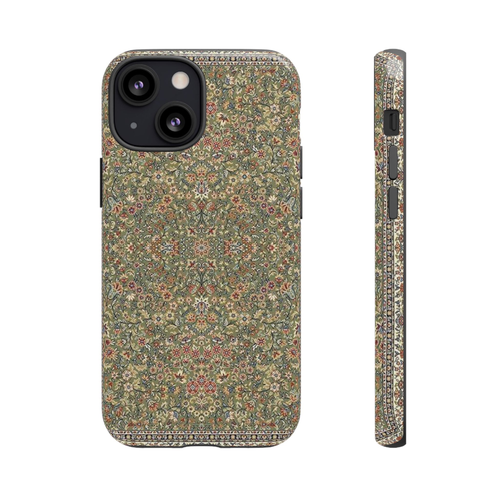 Green Persian Rug Case