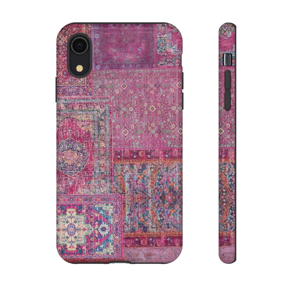Dark Pink Persian Rug Case