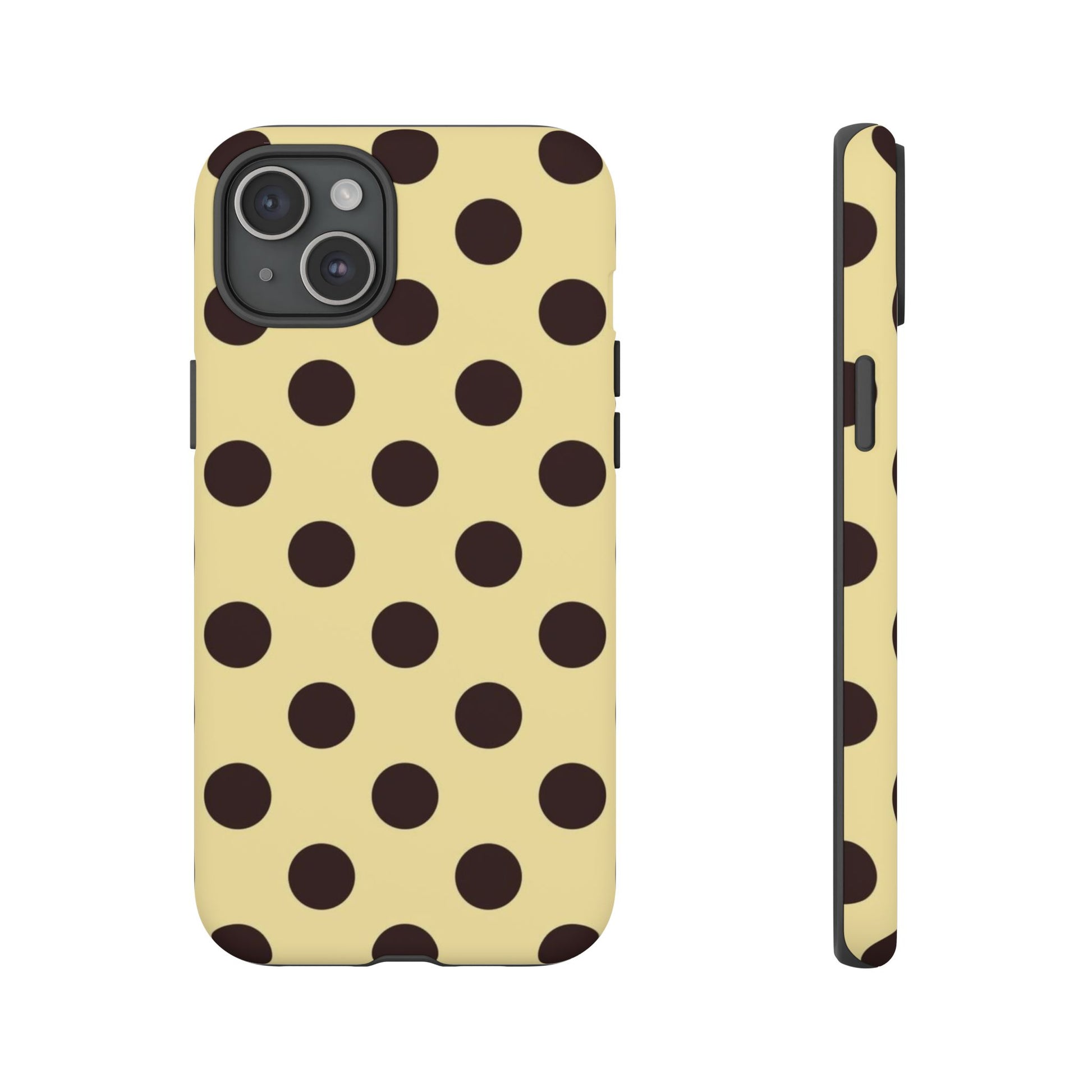 Yellow polka dot  case