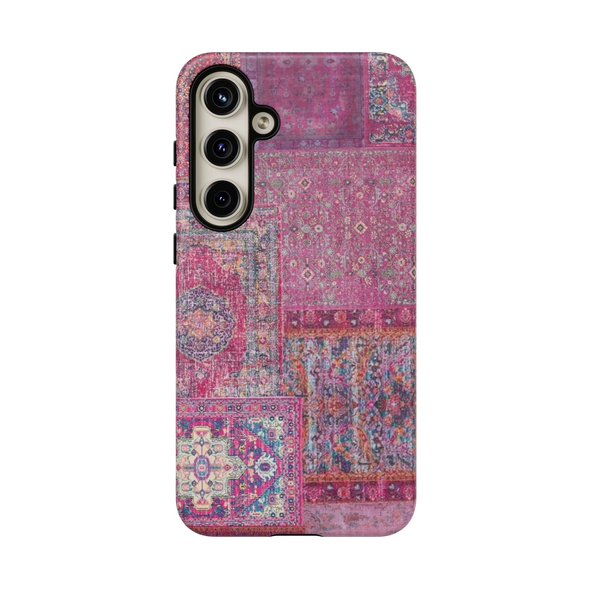 Dark Pink Persian Rug Case