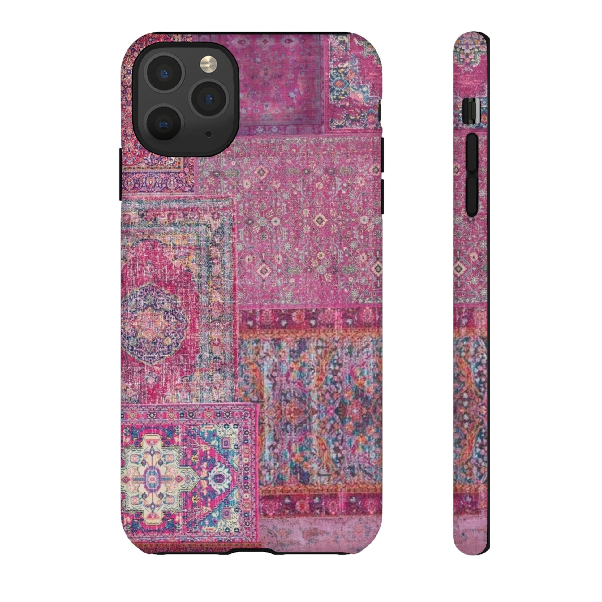 Dark Pink Persian Rug Case