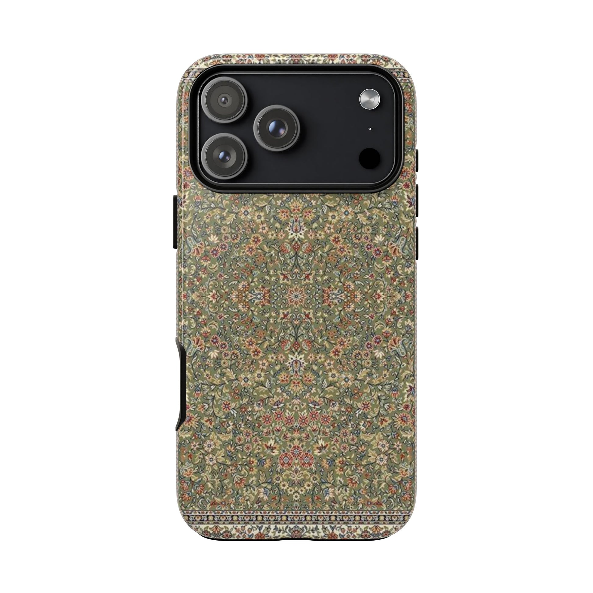Green Persian Rug Case
