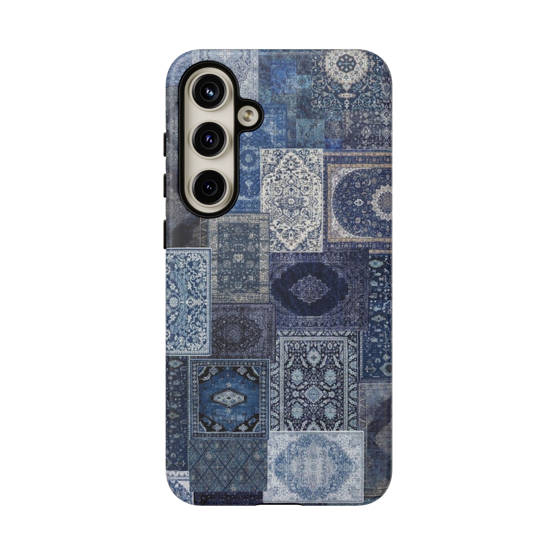 Blue Persian Rug Case (collage)