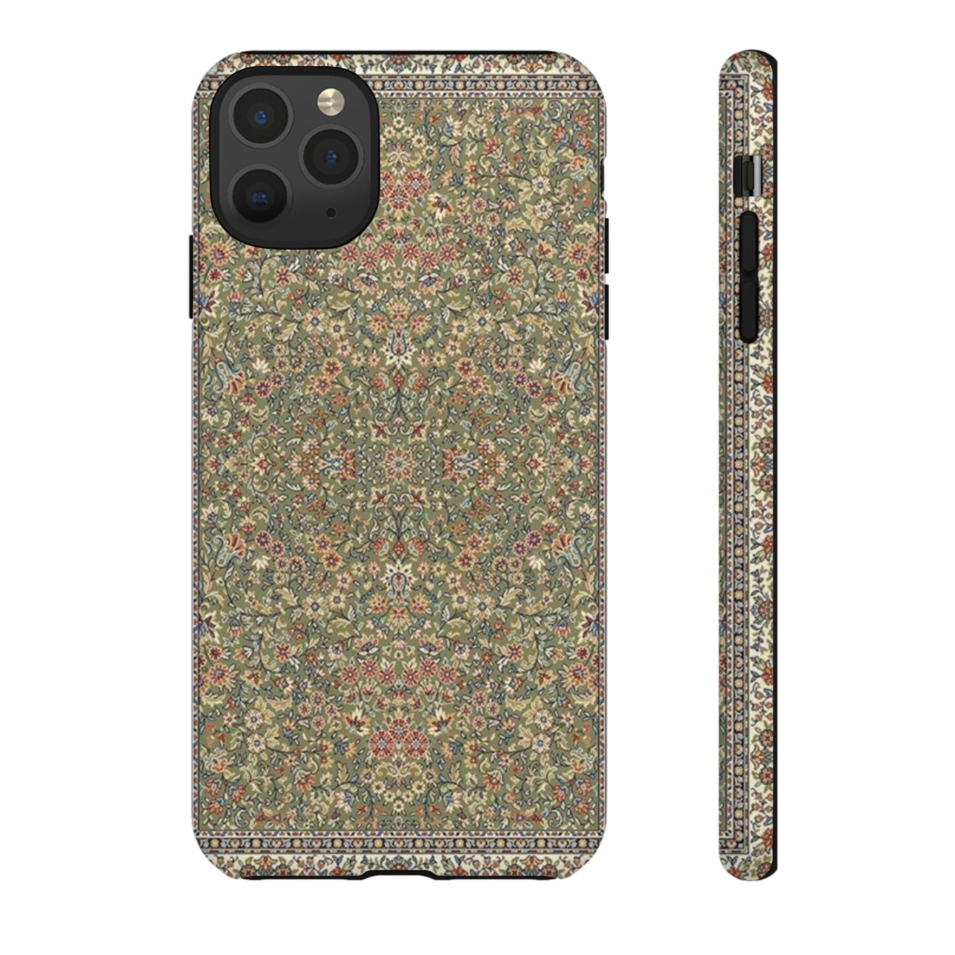 Green Persian Rug Case