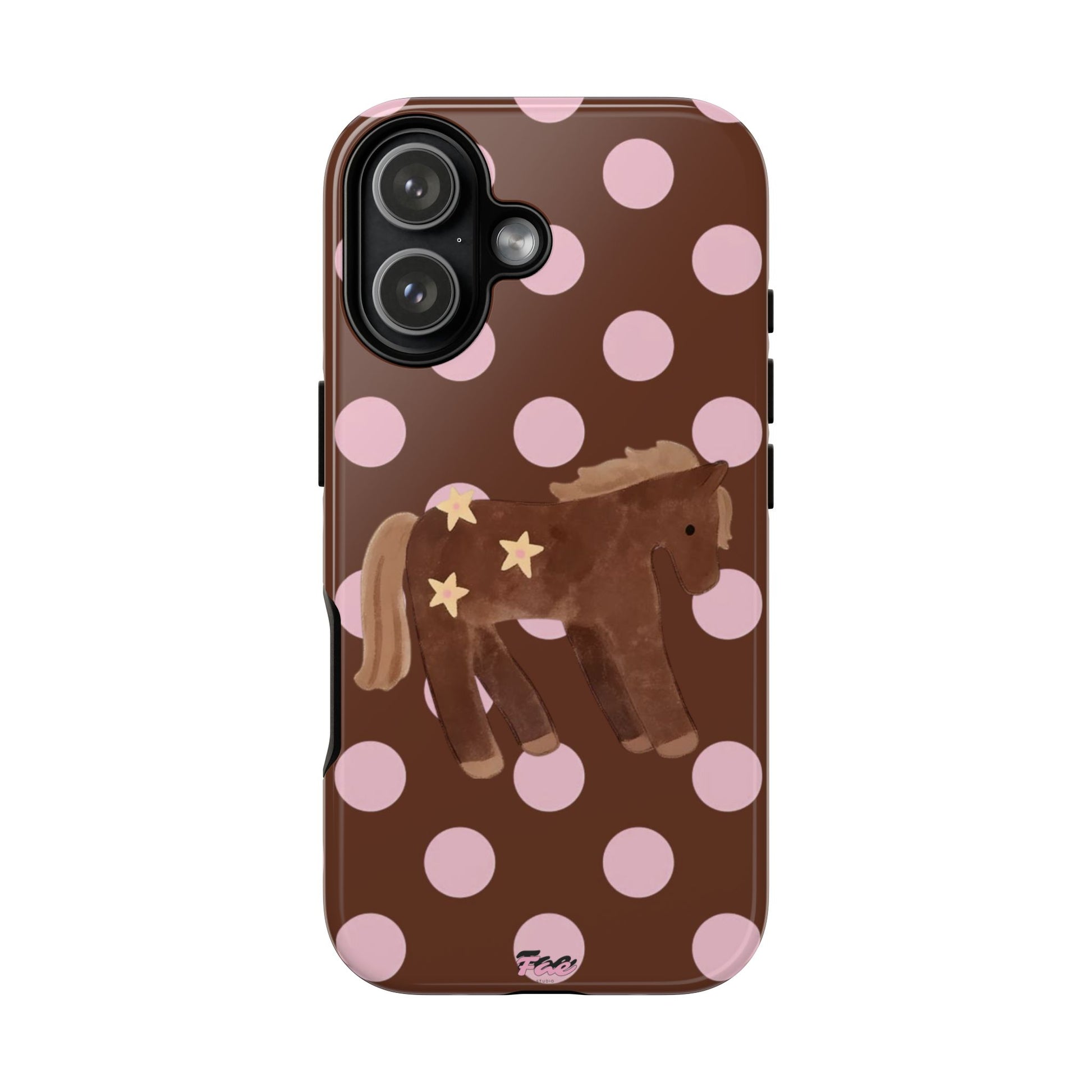 The horse year  case (brown)