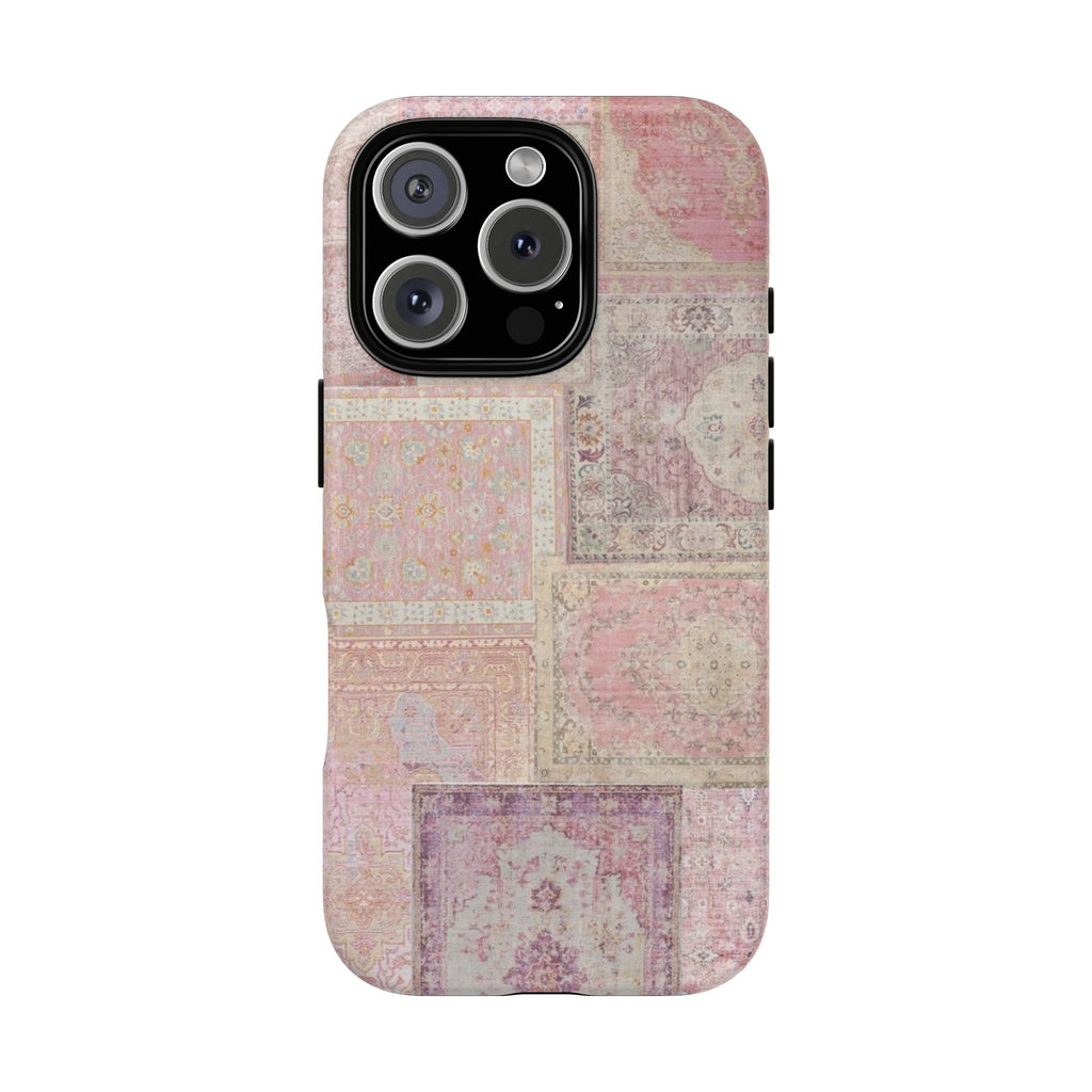 Pink Persian Rug Case (collage)