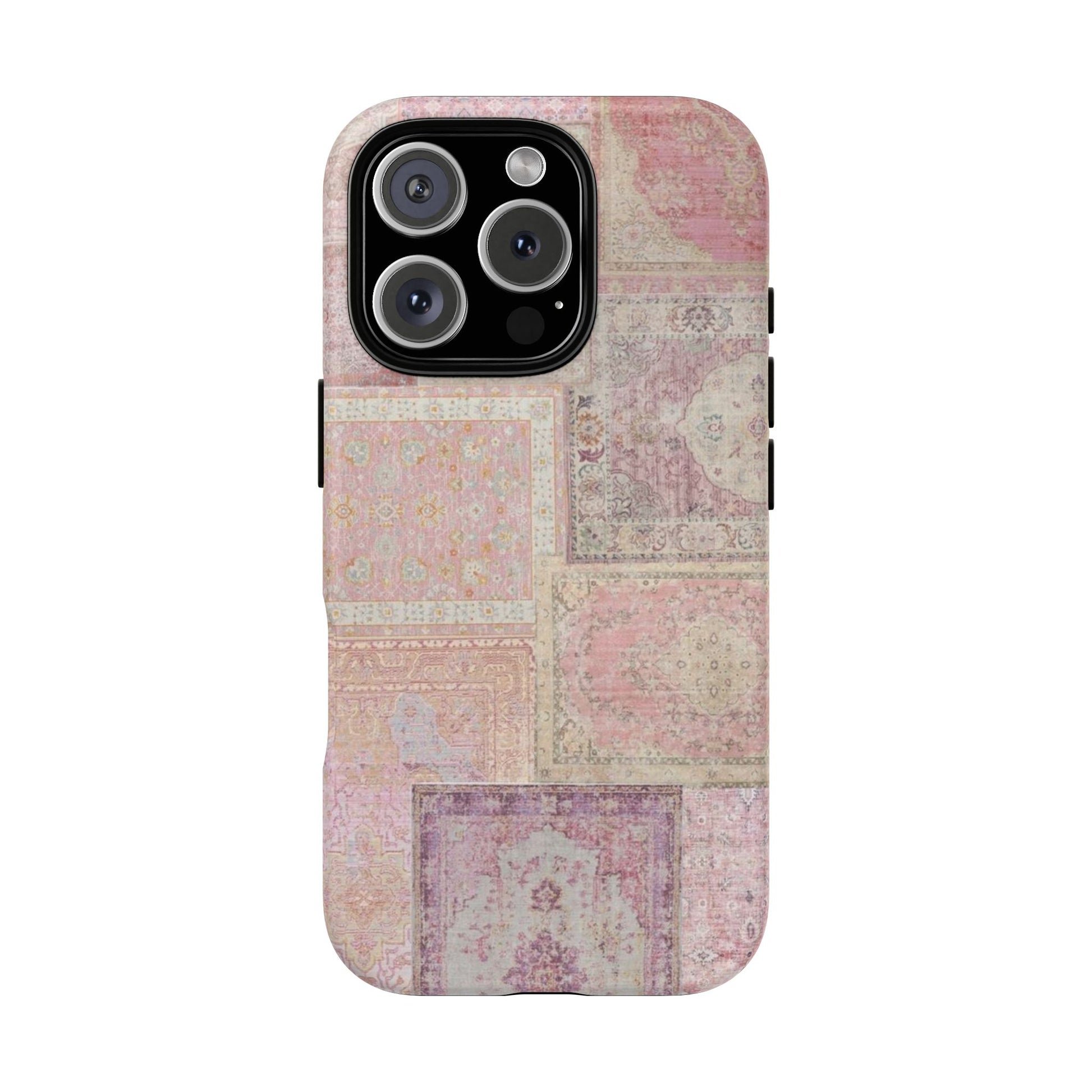Pink Persian Rug Case (collage)