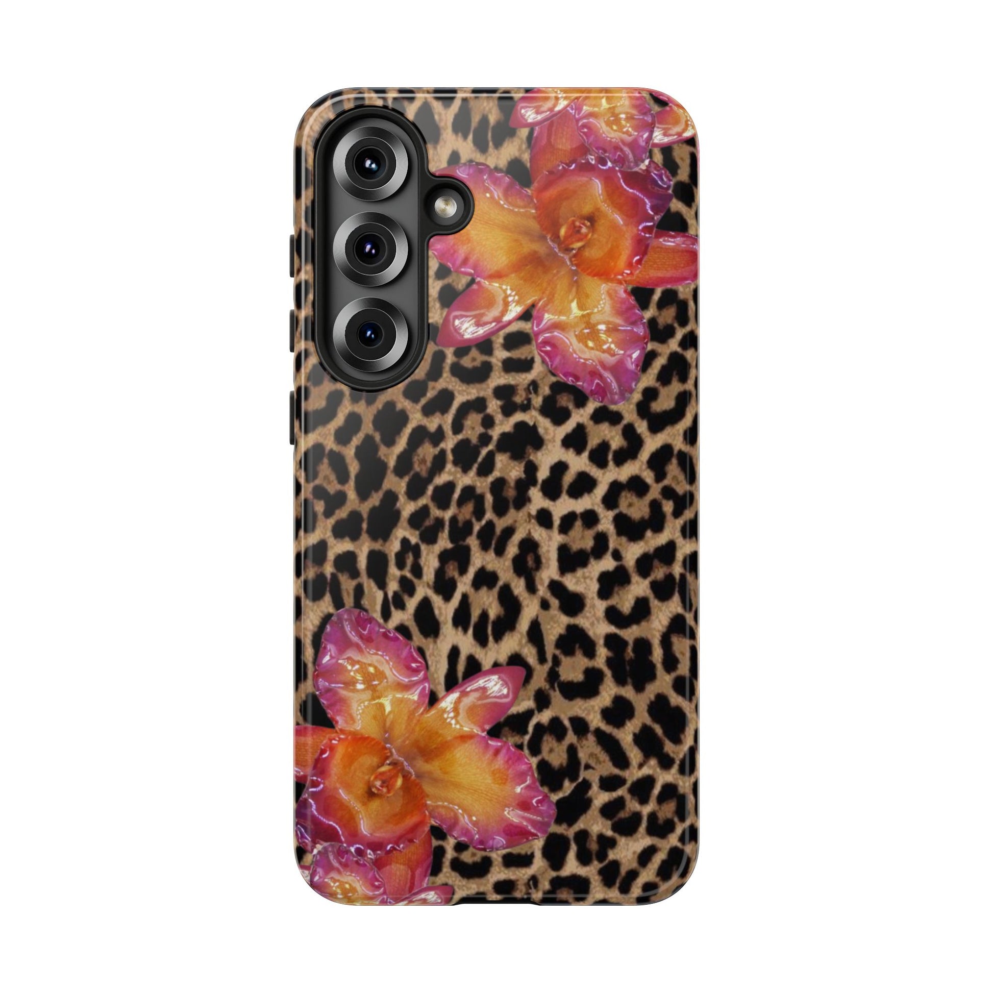 Leopard flower case