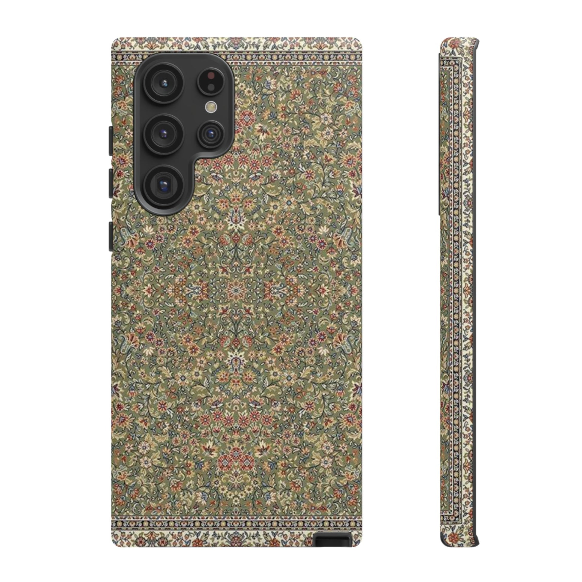 Green Persian Rug Case
