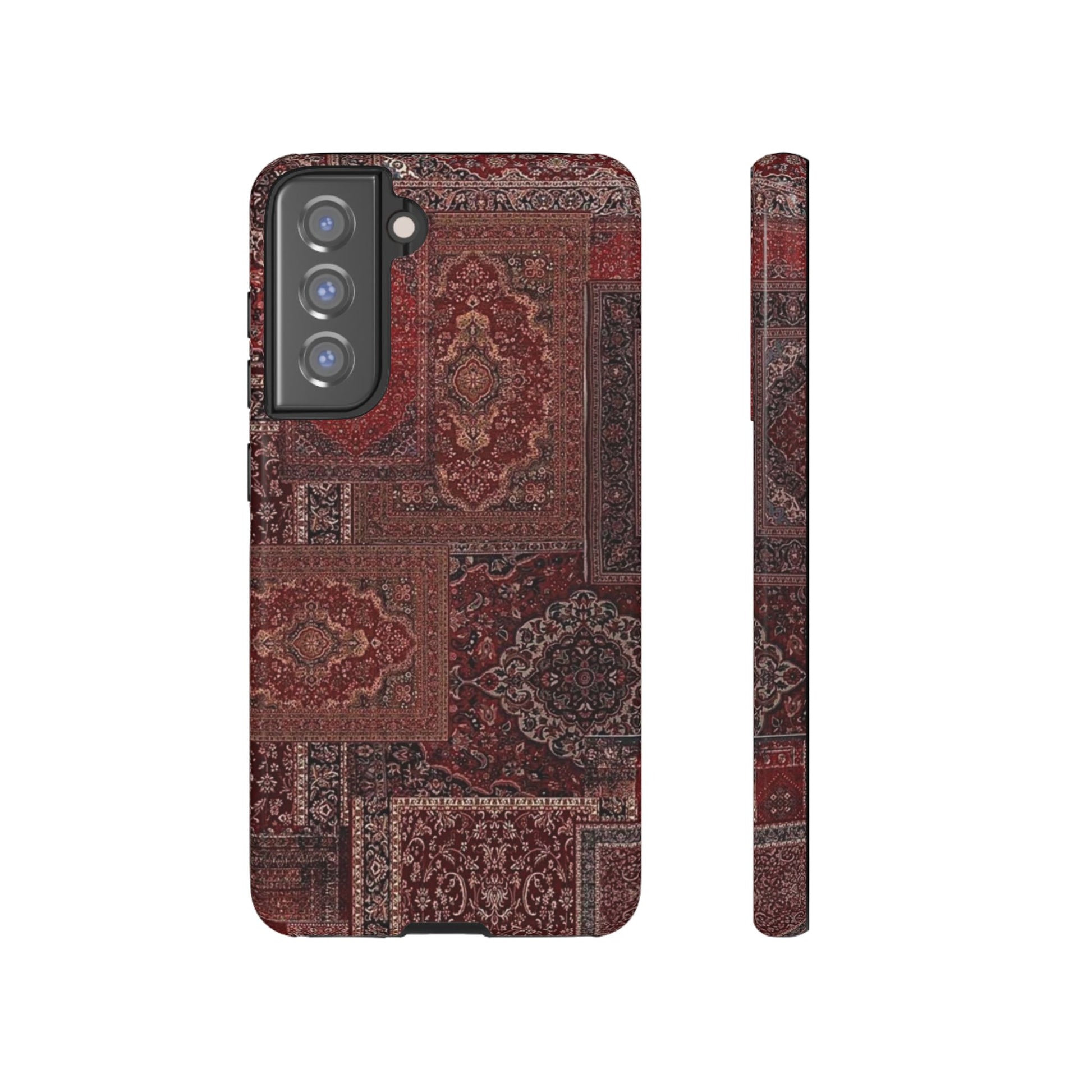 Red Persian Rug Case (collage)