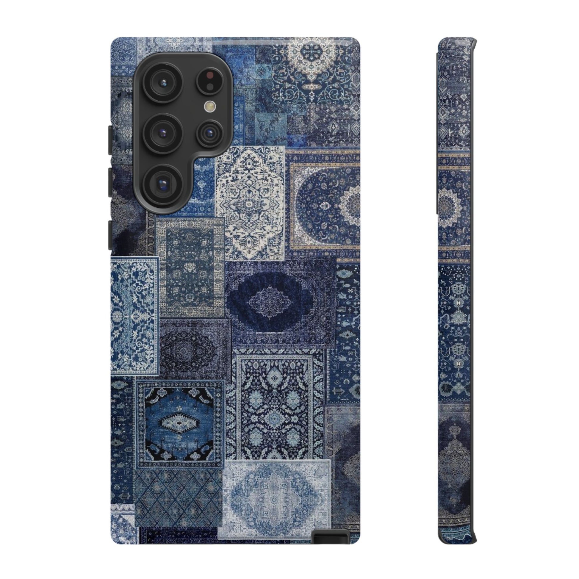 Blue Persian Rug Case (collage)