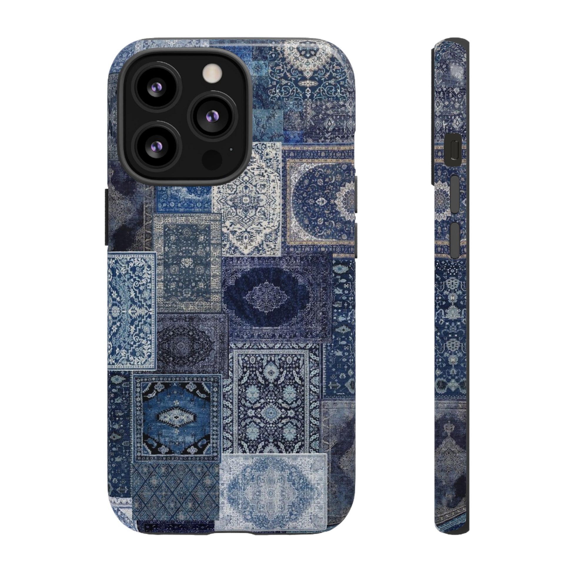 Blue Persian Rug Case (collage)