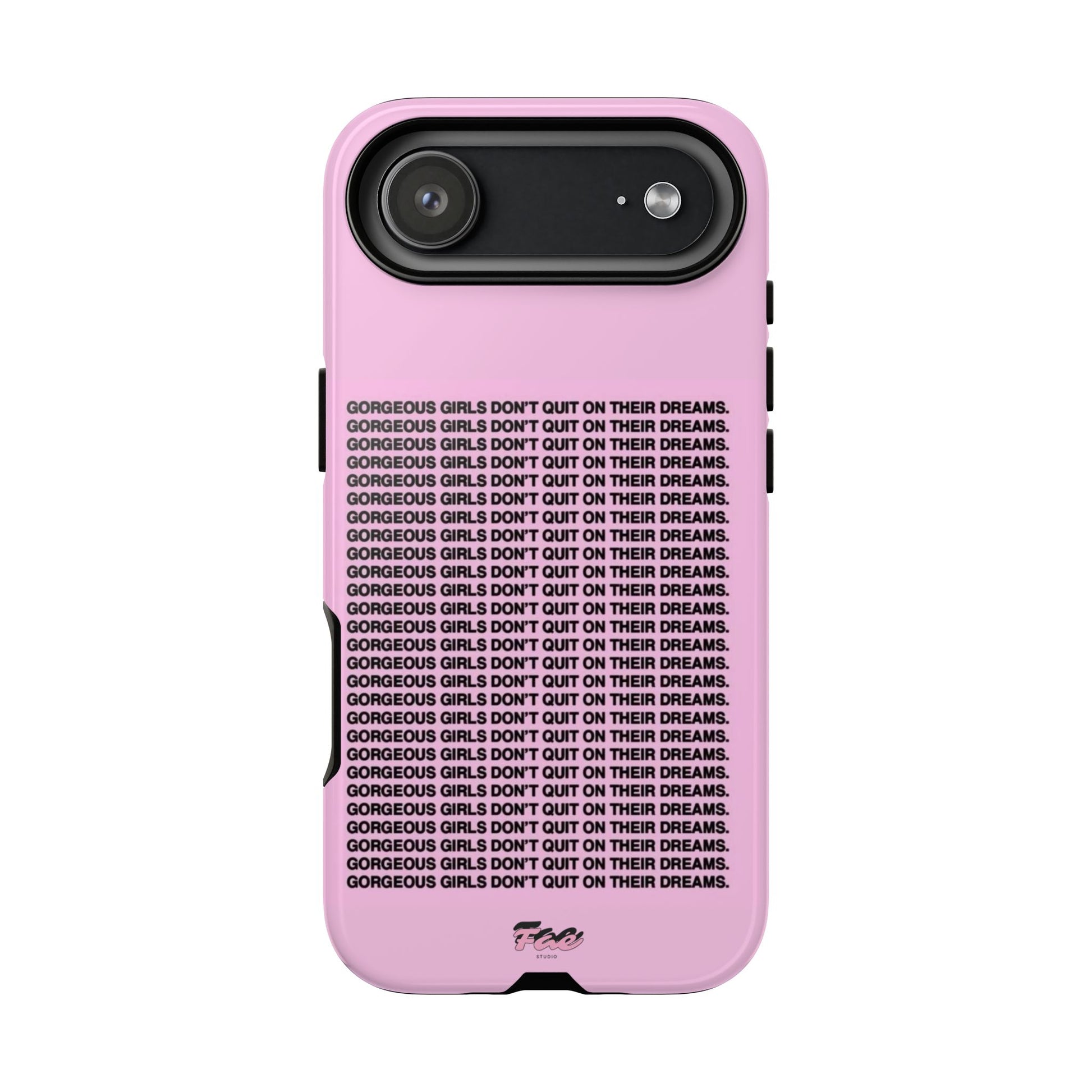 Gorgeous girl don't quit on their dreams  case