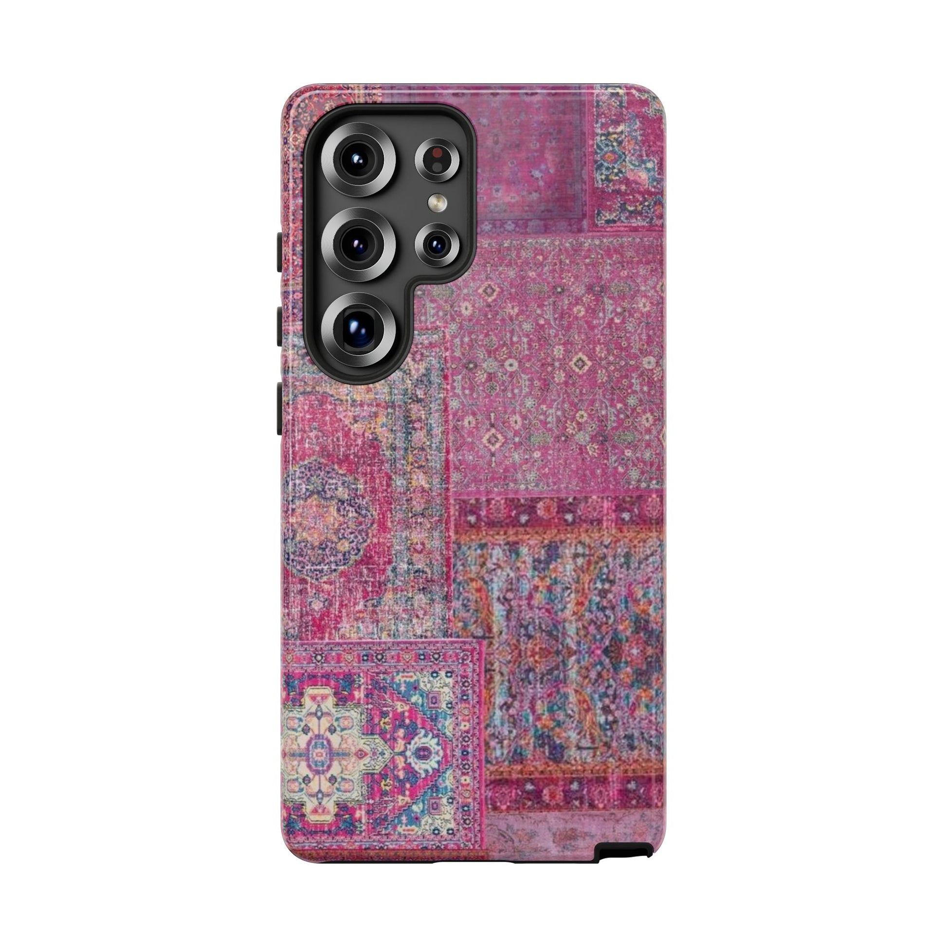 Dark Pink Persian Rug Case