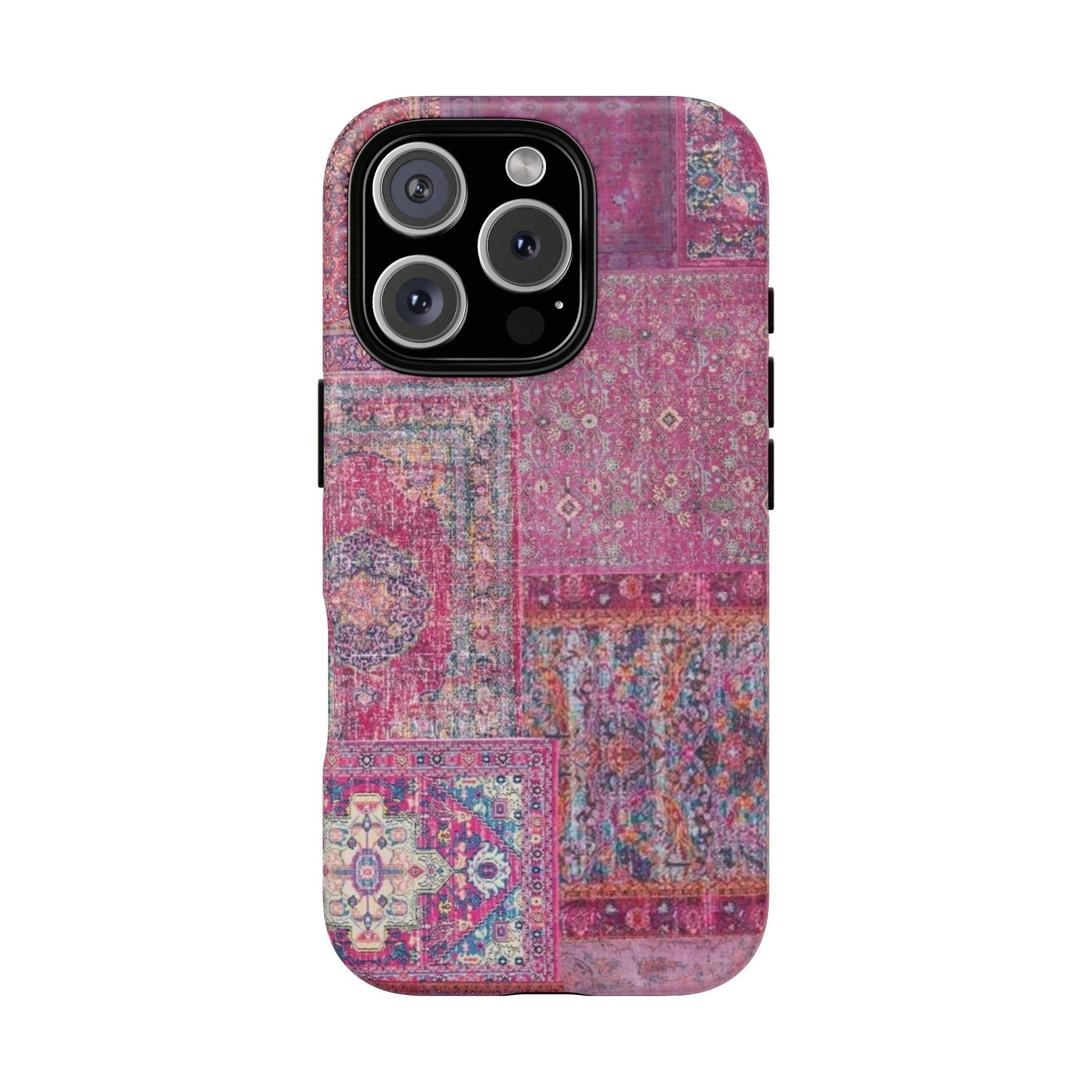 Dark Pink Persian Rug Case