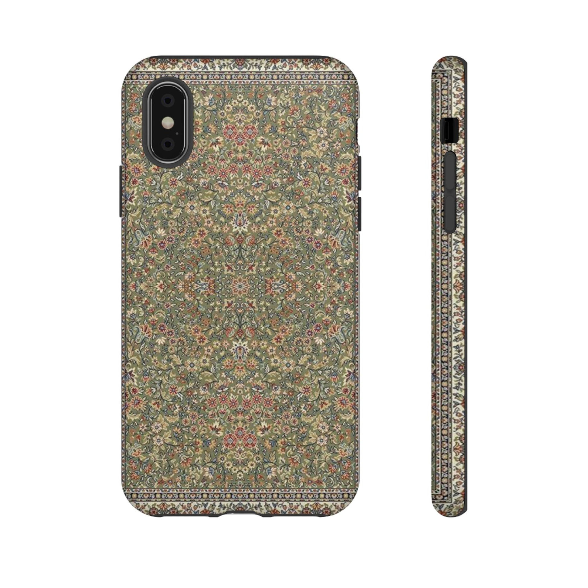Green Persian Rug Case