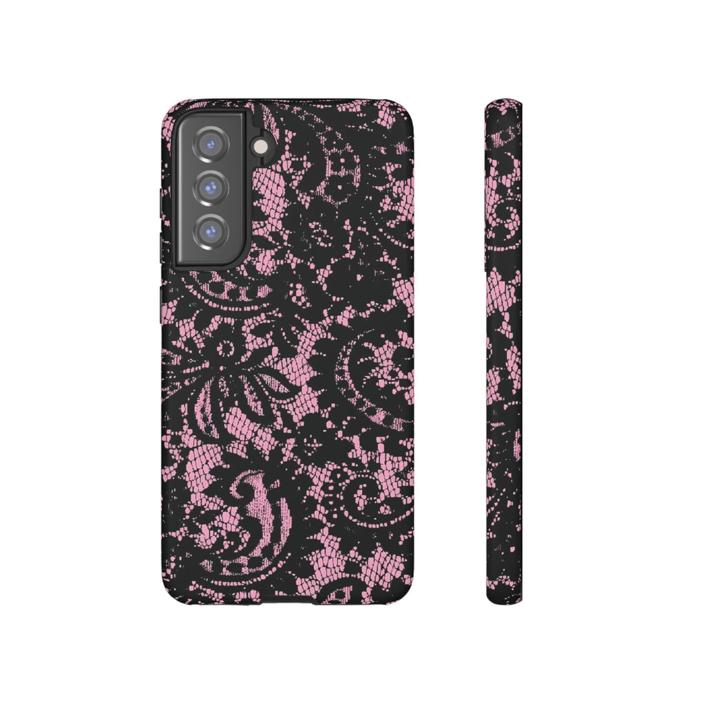 Pink lace case