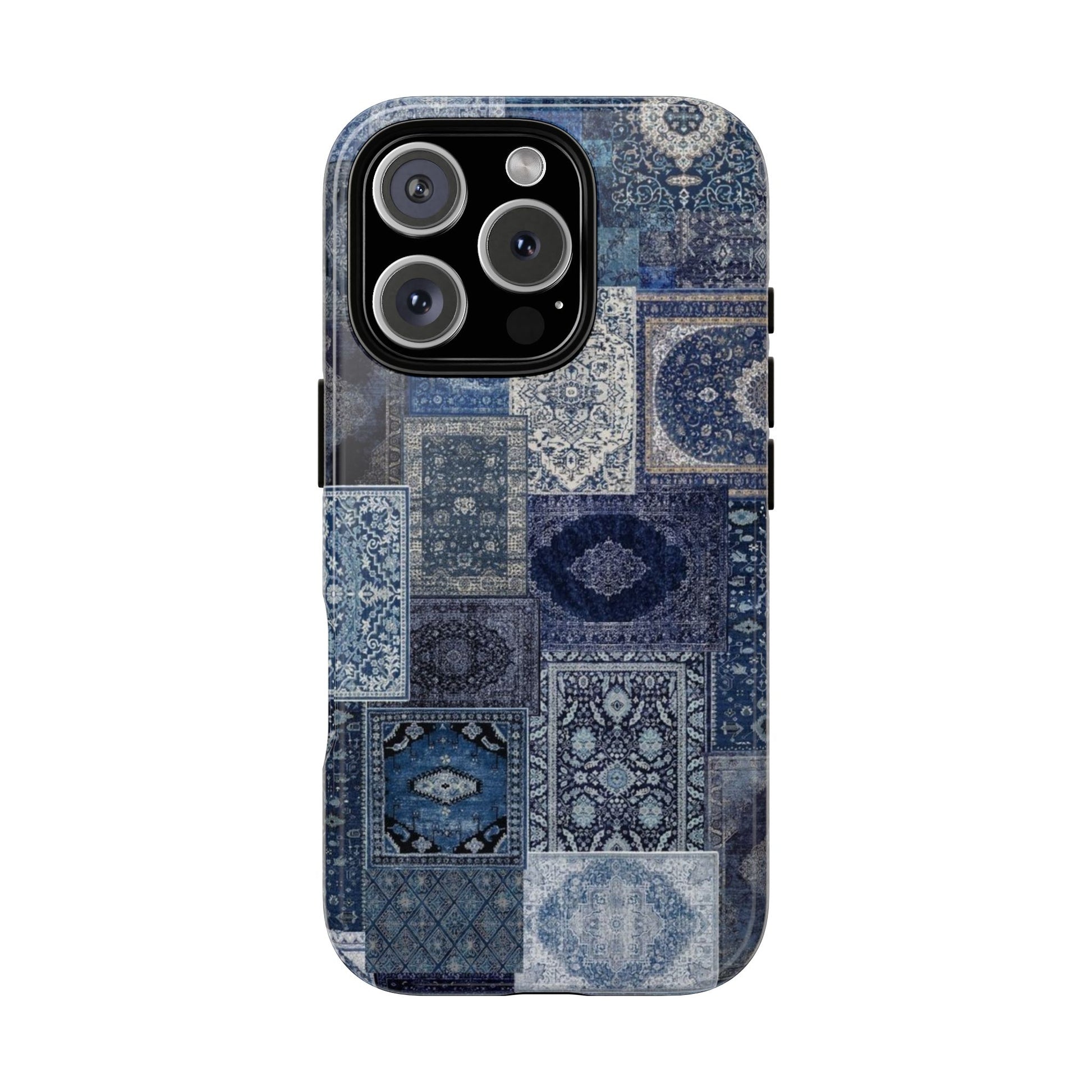 Blue Persian Rug Case (collage)