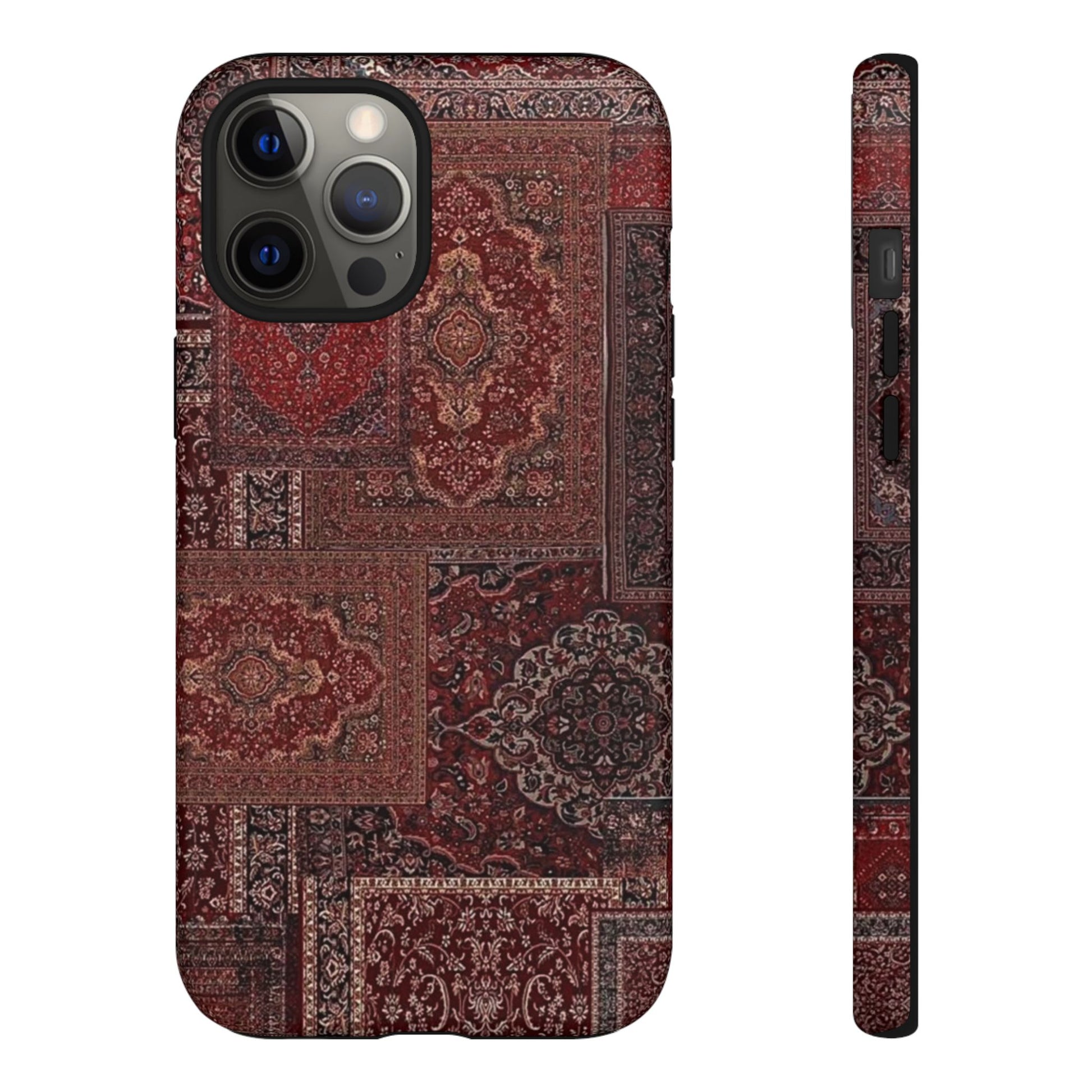 Red Persian Rug Case (collage)