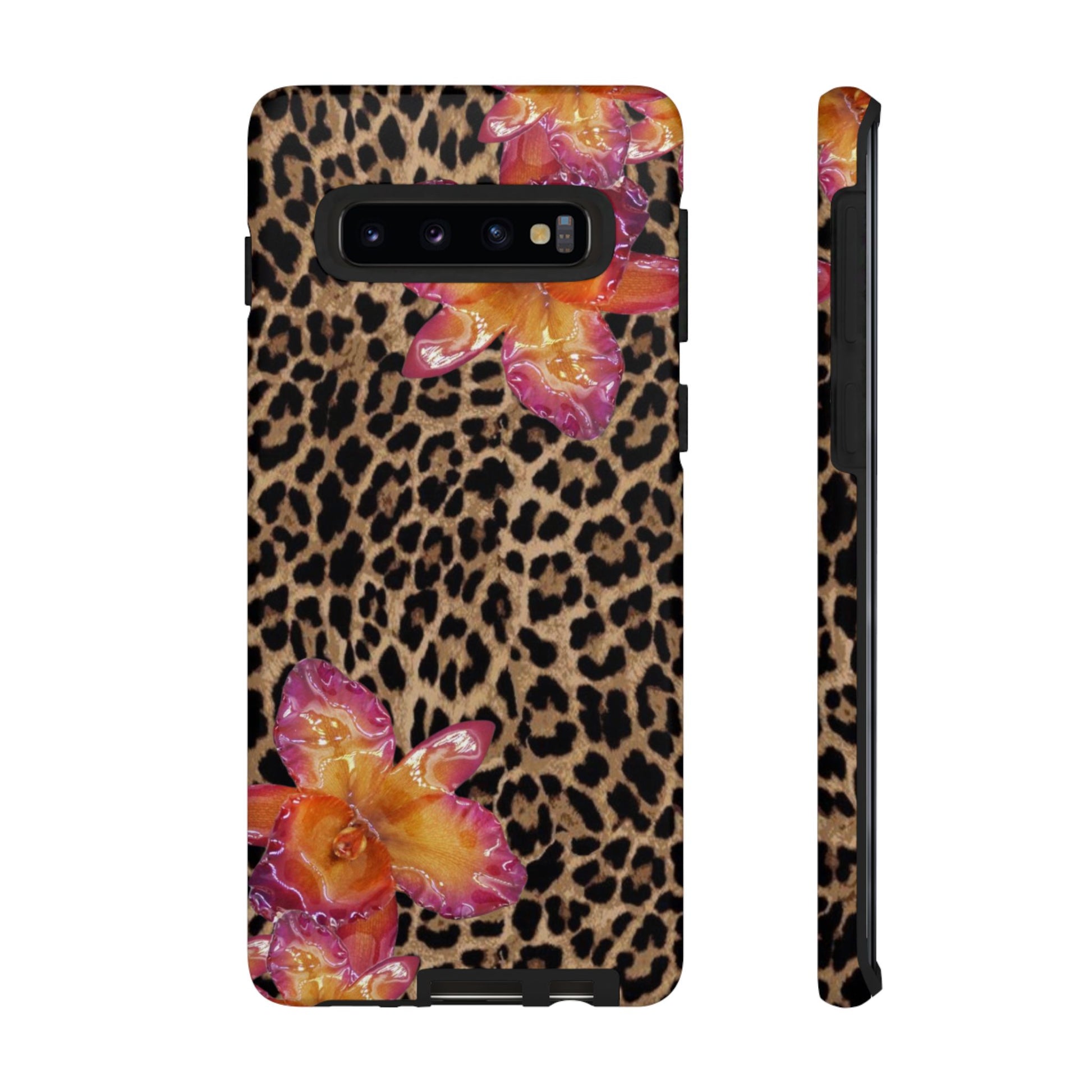 Leopard flower case