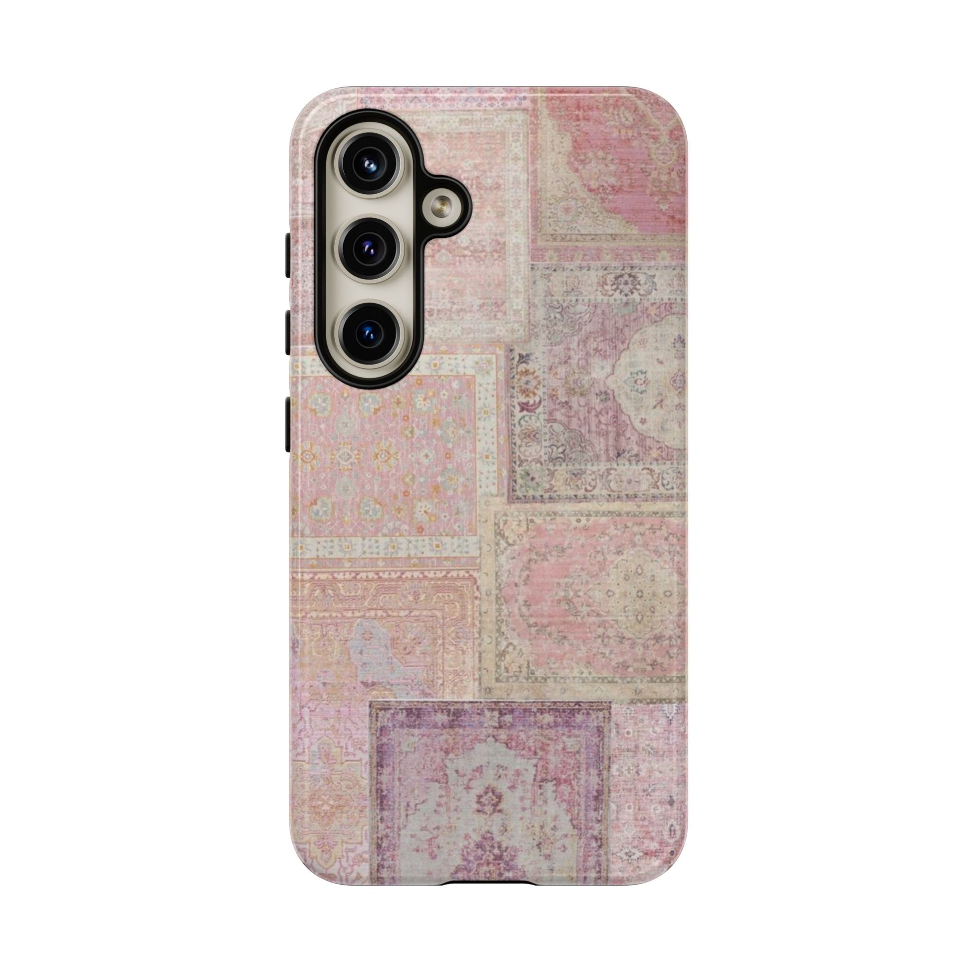Pink Persian Rug Case (collage)