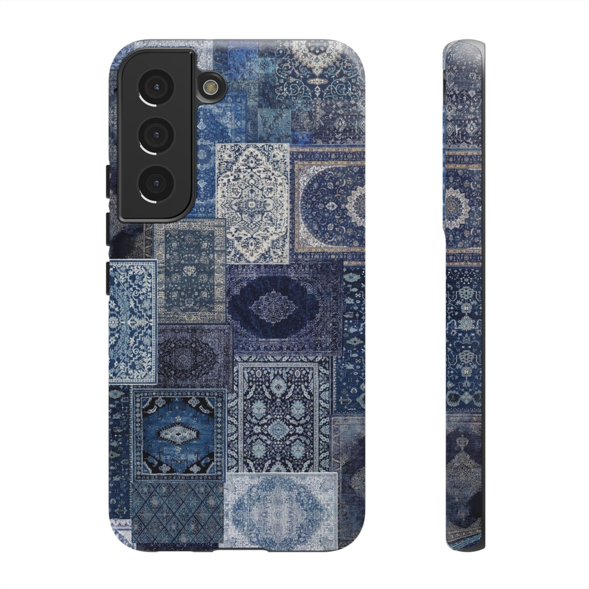 Blue Persian Rug Case (collage)