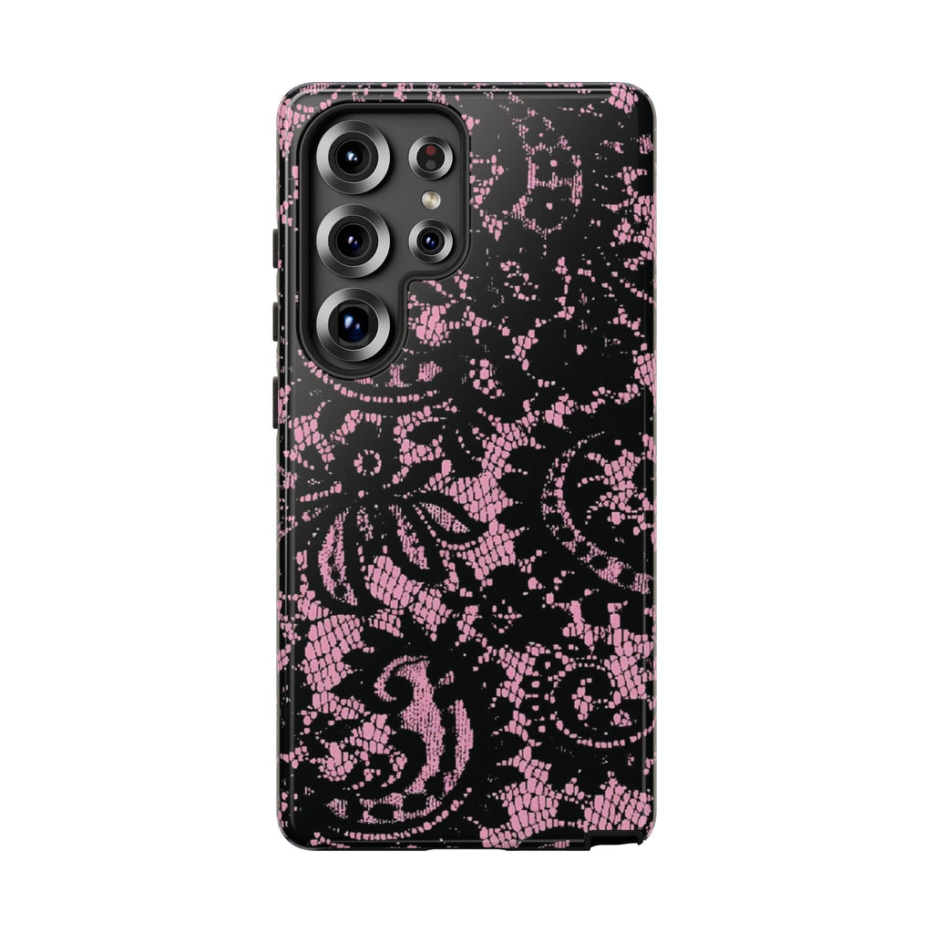 Pink lace case