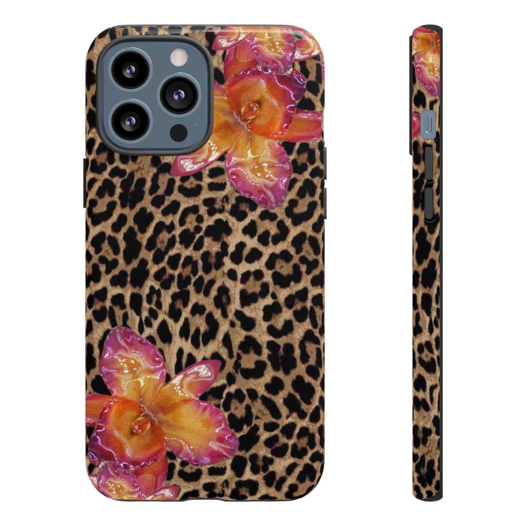 Leopard flower case
