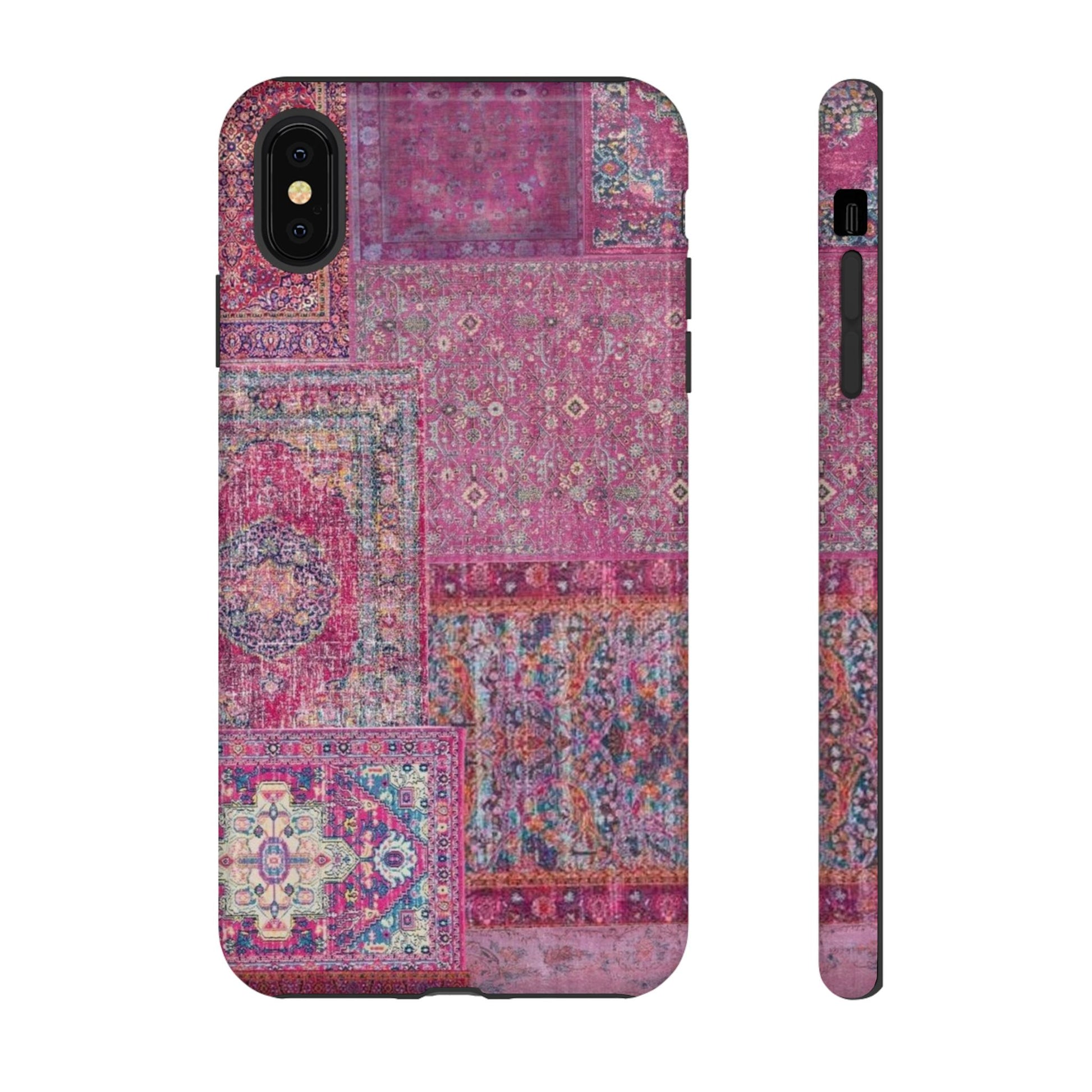 Dark Pink Persian Rug Case