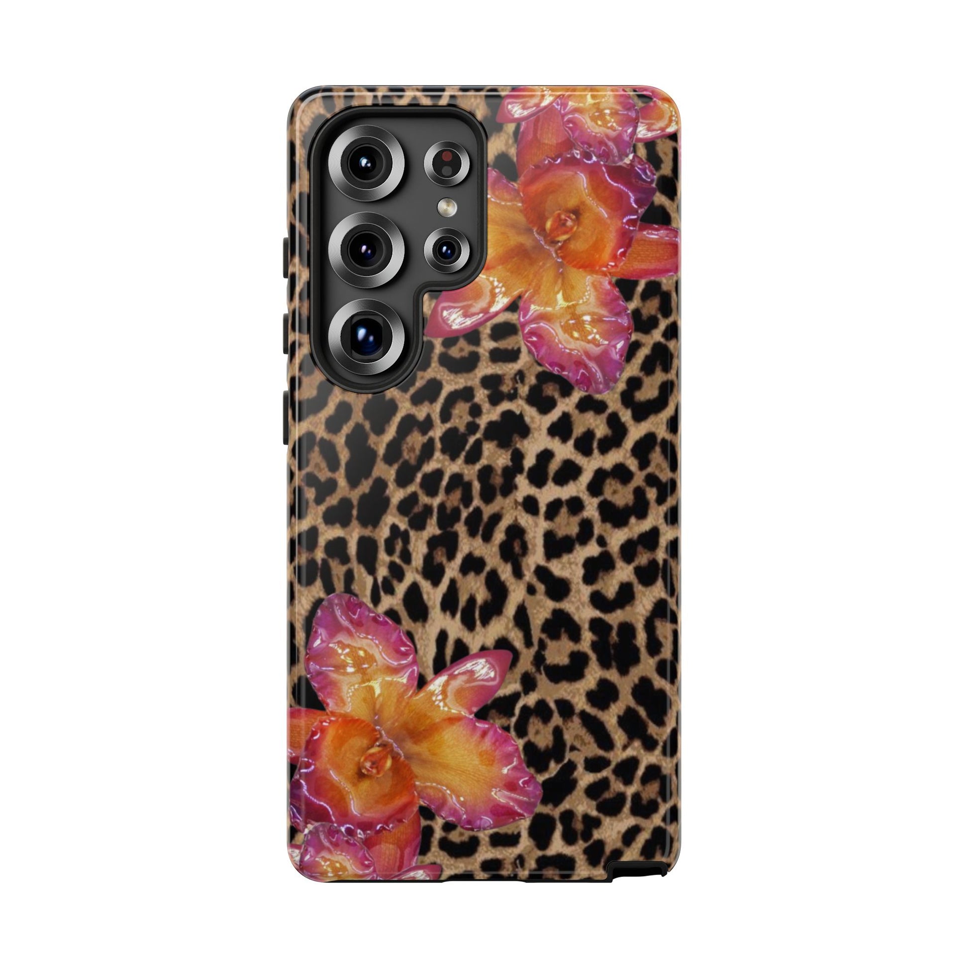 Leopard flower case