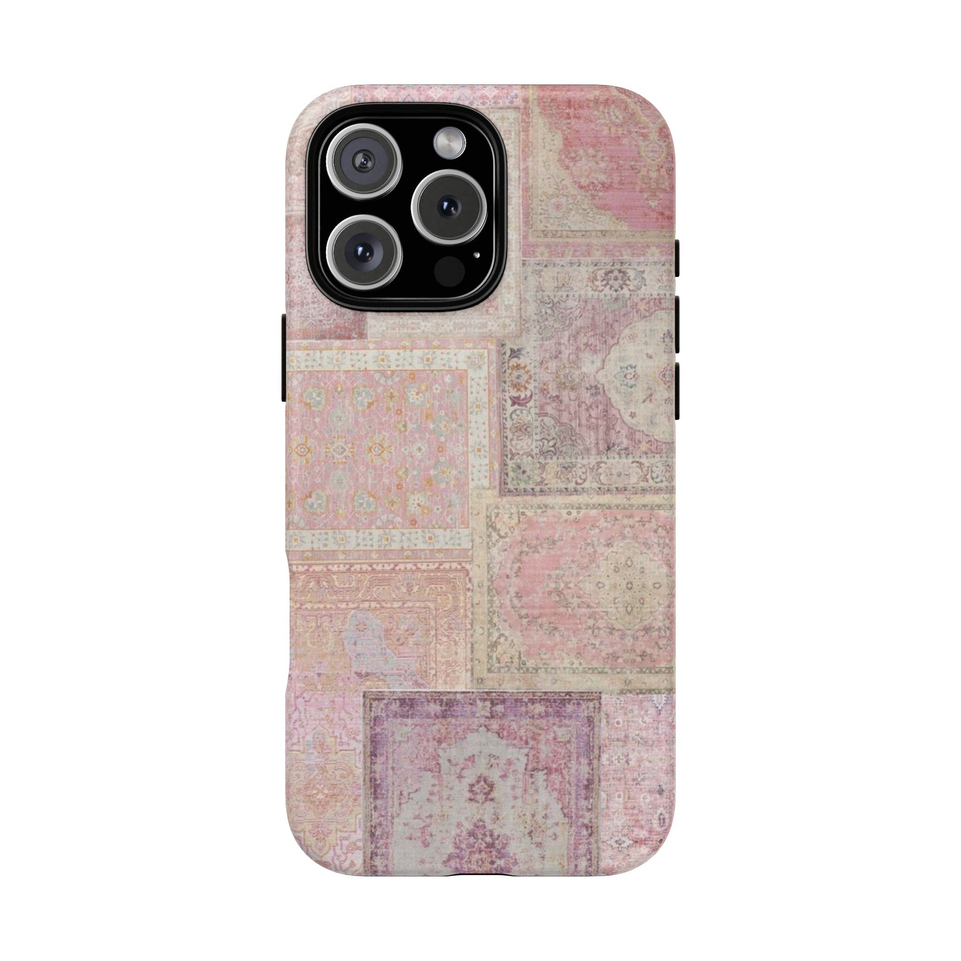 Pink Persian Rug Case (collage)