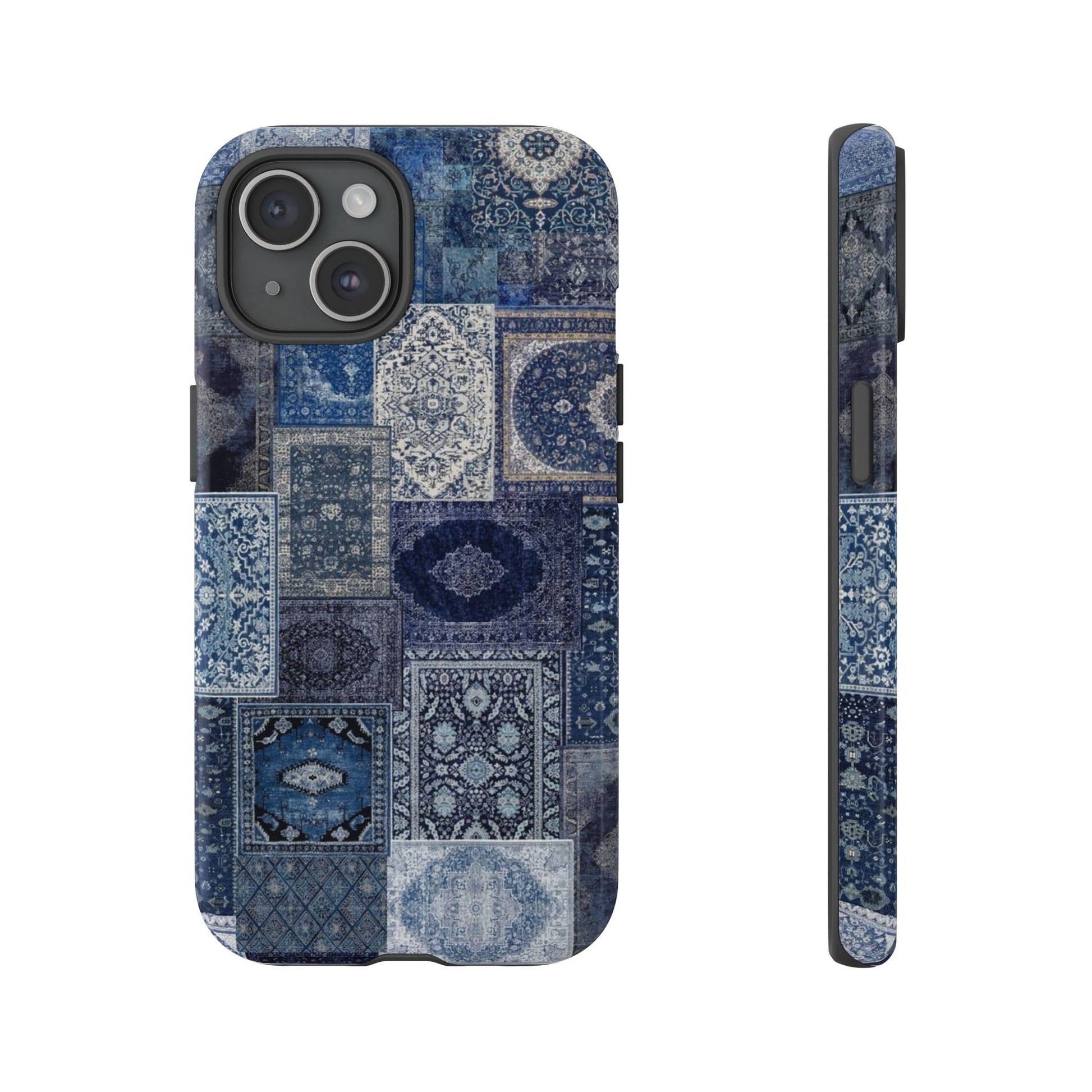Blue Persian Rug Case (collage)
